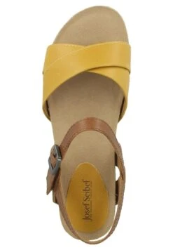 Josef Seibel Sandalen Met Plateauzool - Yellow Combi 7 Josef Seibel Sandalen Met Plateauzool - Yellow Combi -Schoenen Winkel 011253a945d64cdf872c3f9a9a351a6d