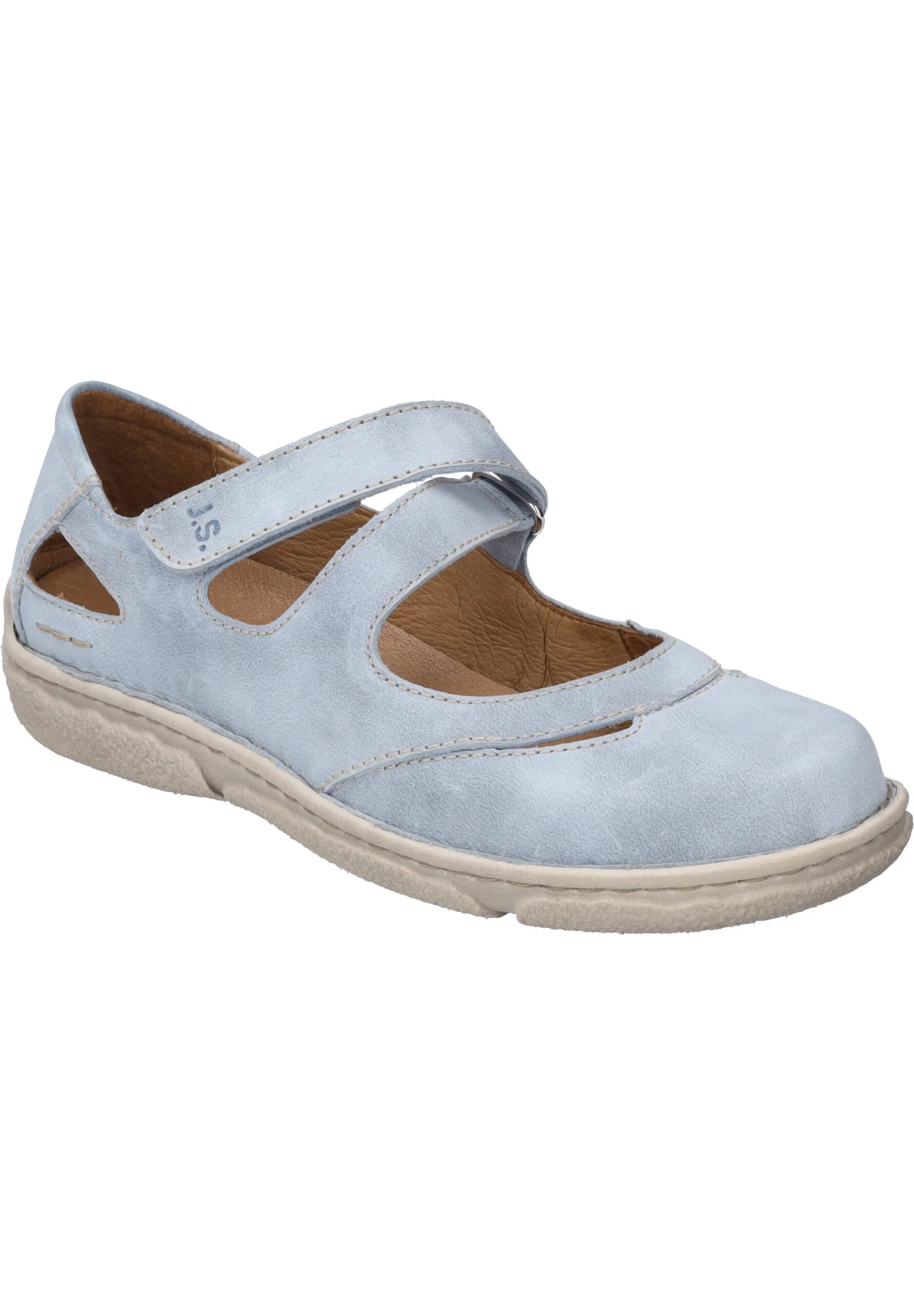 Josef Seibel Neele 61 - Ballerina'S Met Enkelbandjes - Skyblue 2 Josef Seibel Neele 61 - Ballerina'S Met Enkelbandjes - Skyblue - Afbeelding 2