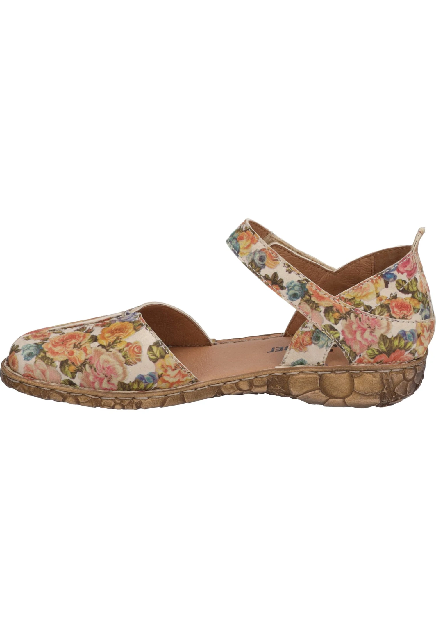 Josef Seibel Rosalie- Ballerina'S Met Enkelbandjes - Beige Multi 2 Josef Seibel Rosalie- Ballerina'S Met Enkelbandjes - Beige Multi - Afbeelding 2