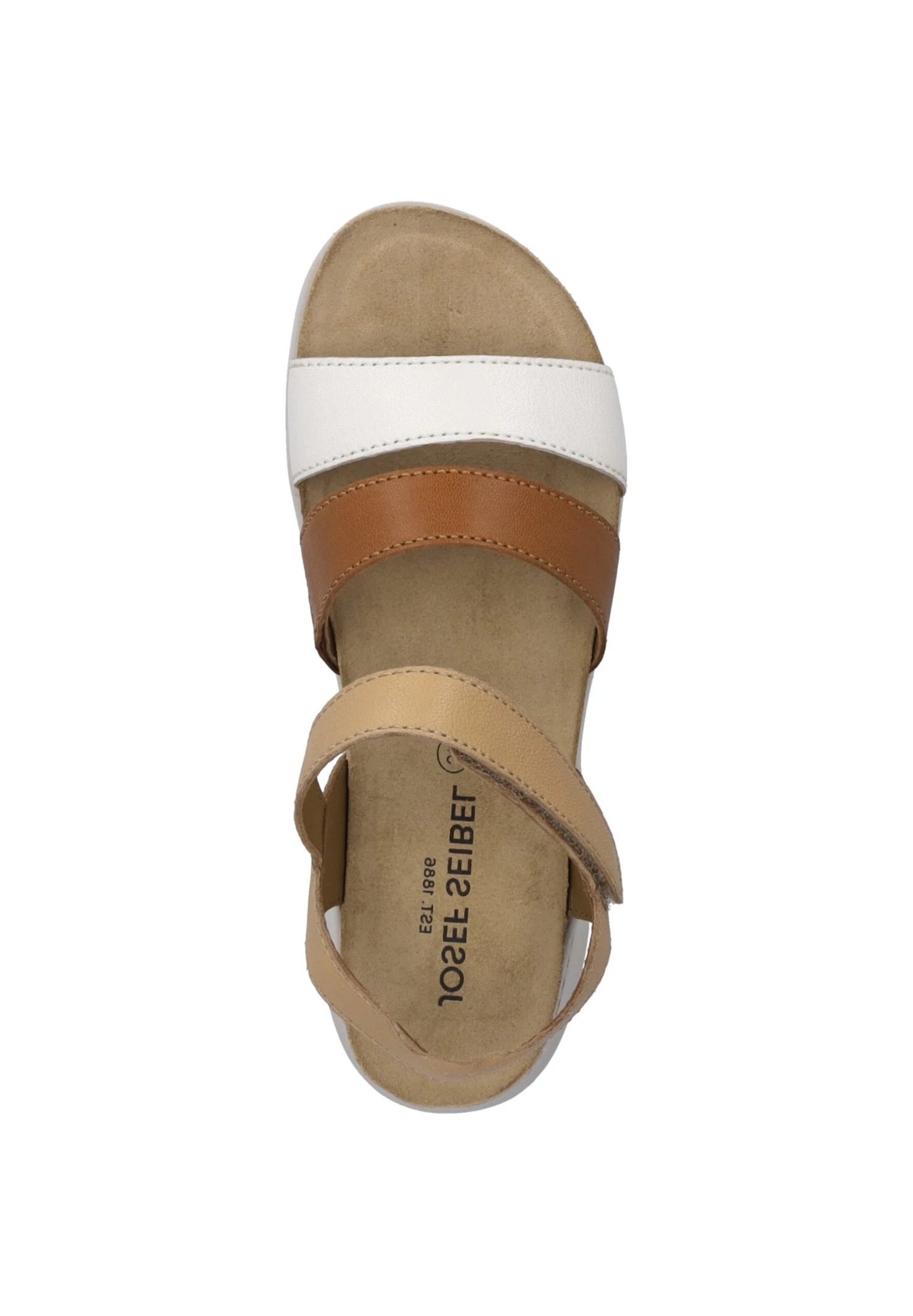 Josef Seibel Sandalen Met Plateauzool - Natur Multi 3 Josef Seibel Sandalen Met Plateauzool - Natur Multi - Afbeelding 3