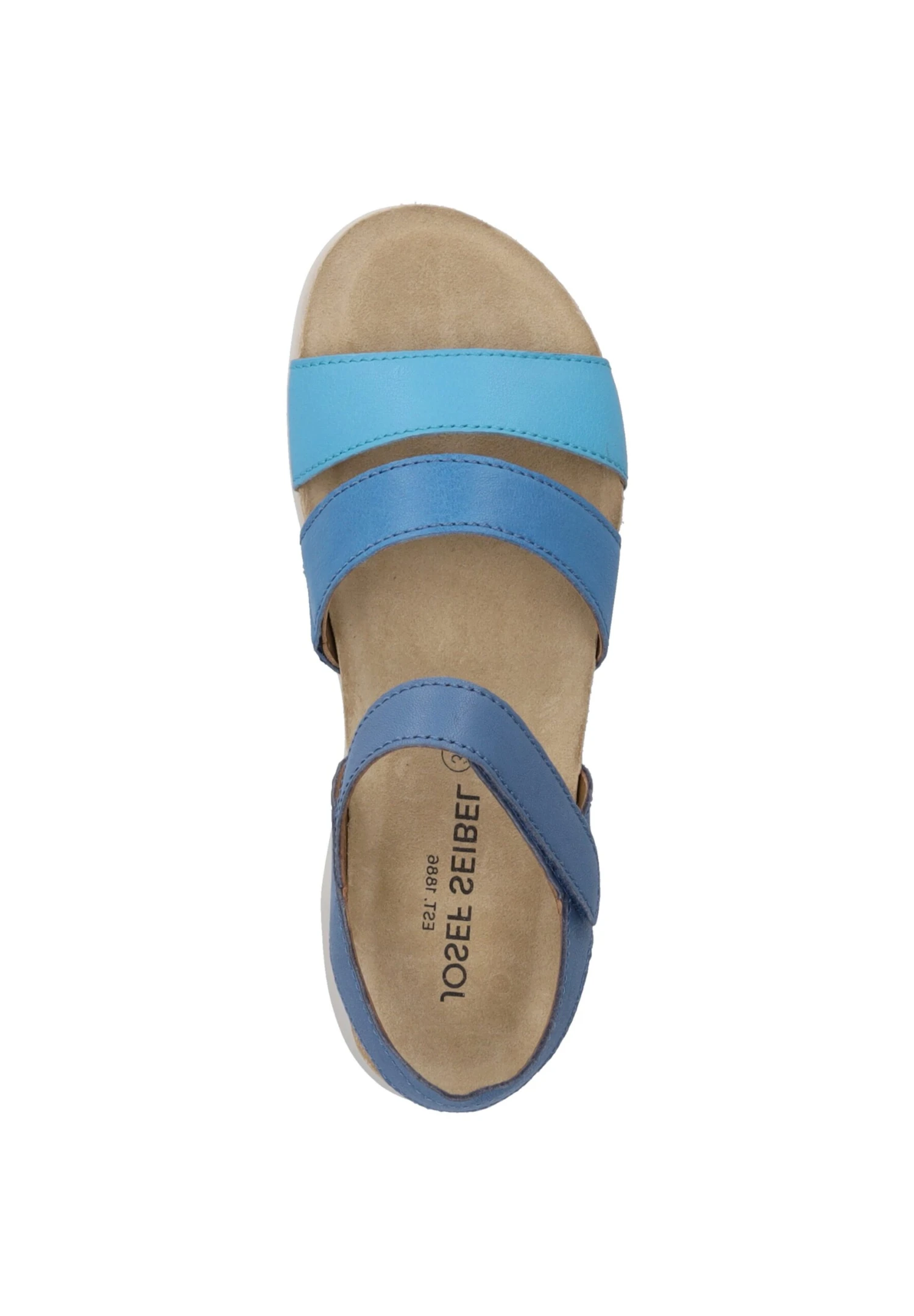 Josef Seibel Sandalen Met Plateauzool - Blau Multi 3 Josef Seibel Sandalen Met Plateauzool - Blau Multi - Afbeelding 3