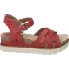 Josef Seibel Sandalen Met Plateauzool - Rot