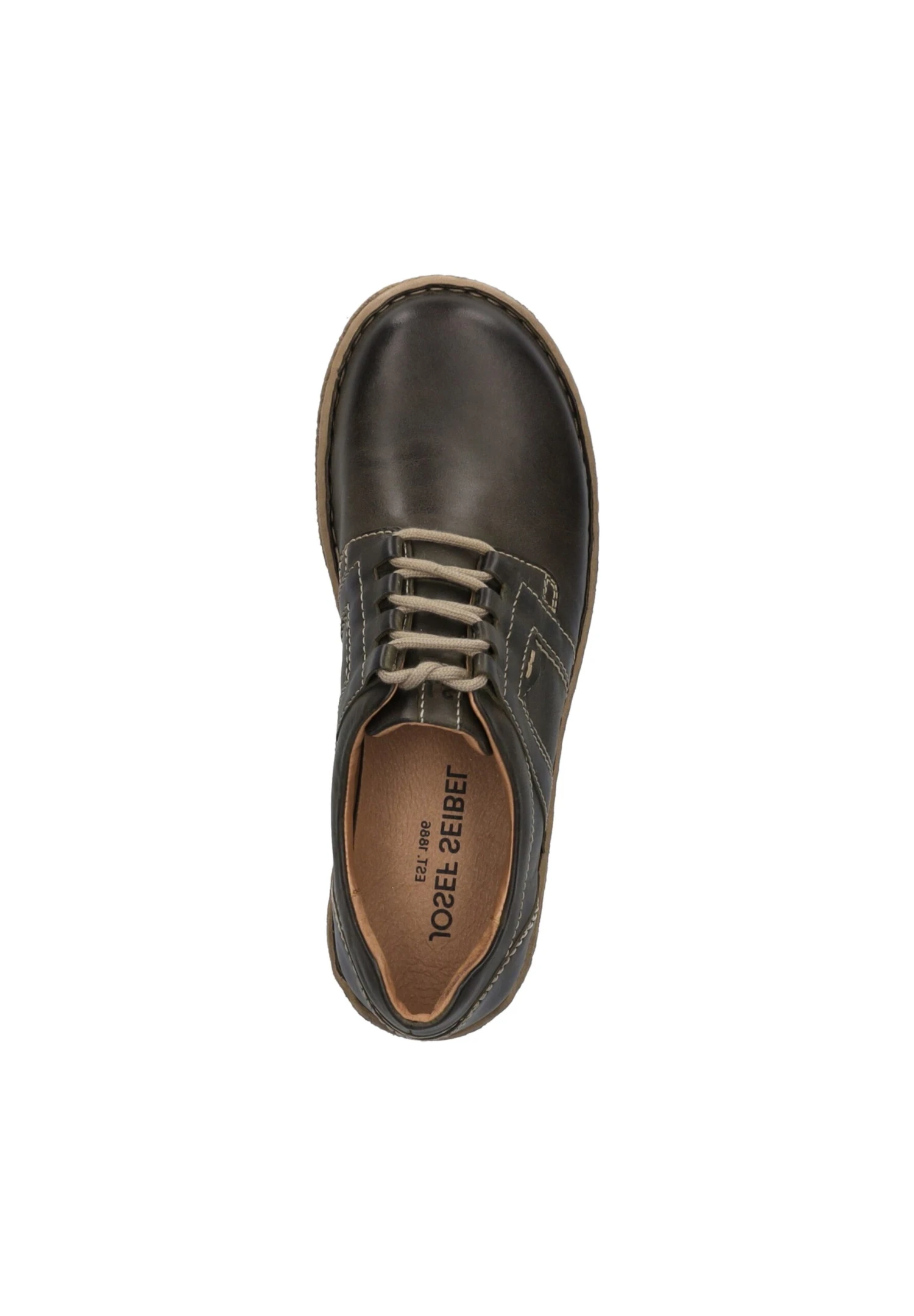 Josef Seibel Neele - Sportieve Veterschoenen - Khaki 3 Josef Seibel Neele - Sportieve Veterschoenen - Khaki - Afbeelding 3