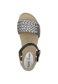 Josef Seibel Sandalen Met Sleehak - Platin-Kombi 8 Josef Seibel Sandalen Met Sleehak - Platin-Kombi -Schoenen Winkel 11c1a26ee8744eff895bd8dbd53e2374