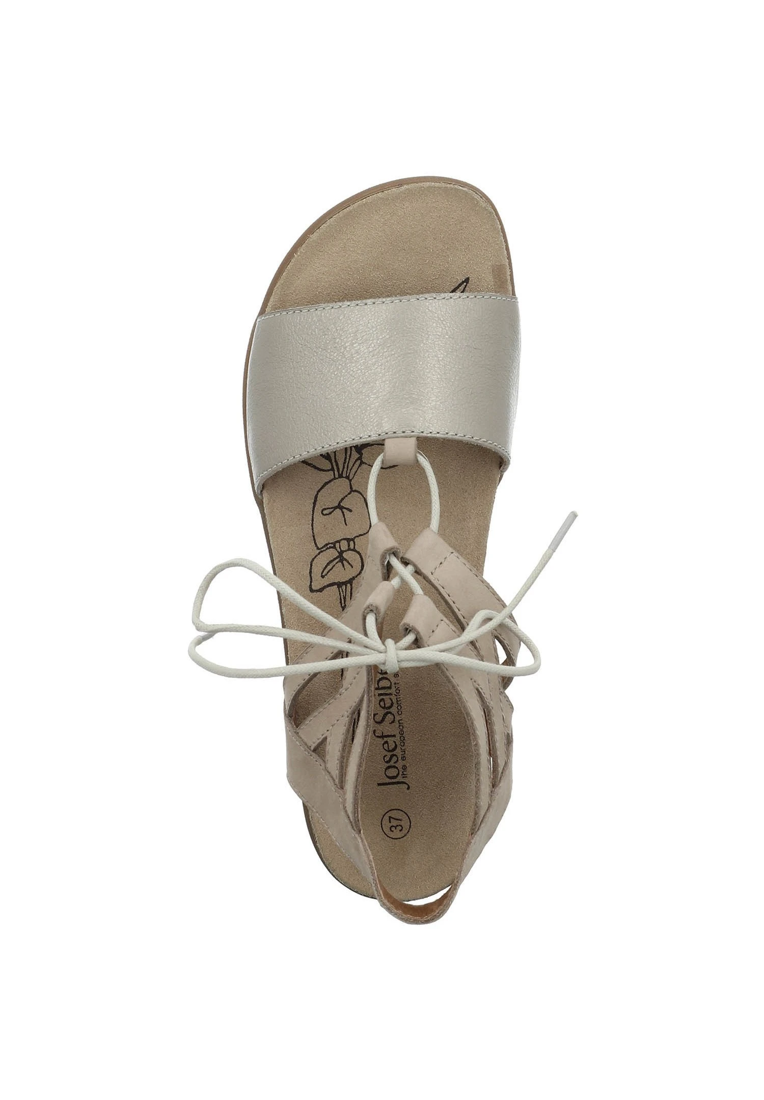 Josef Seibel Riley- Sandalen - Beige-Kombi 2 Josef Seibel Riley- Sandalen - Beige-Kombi - Afbeelding 2