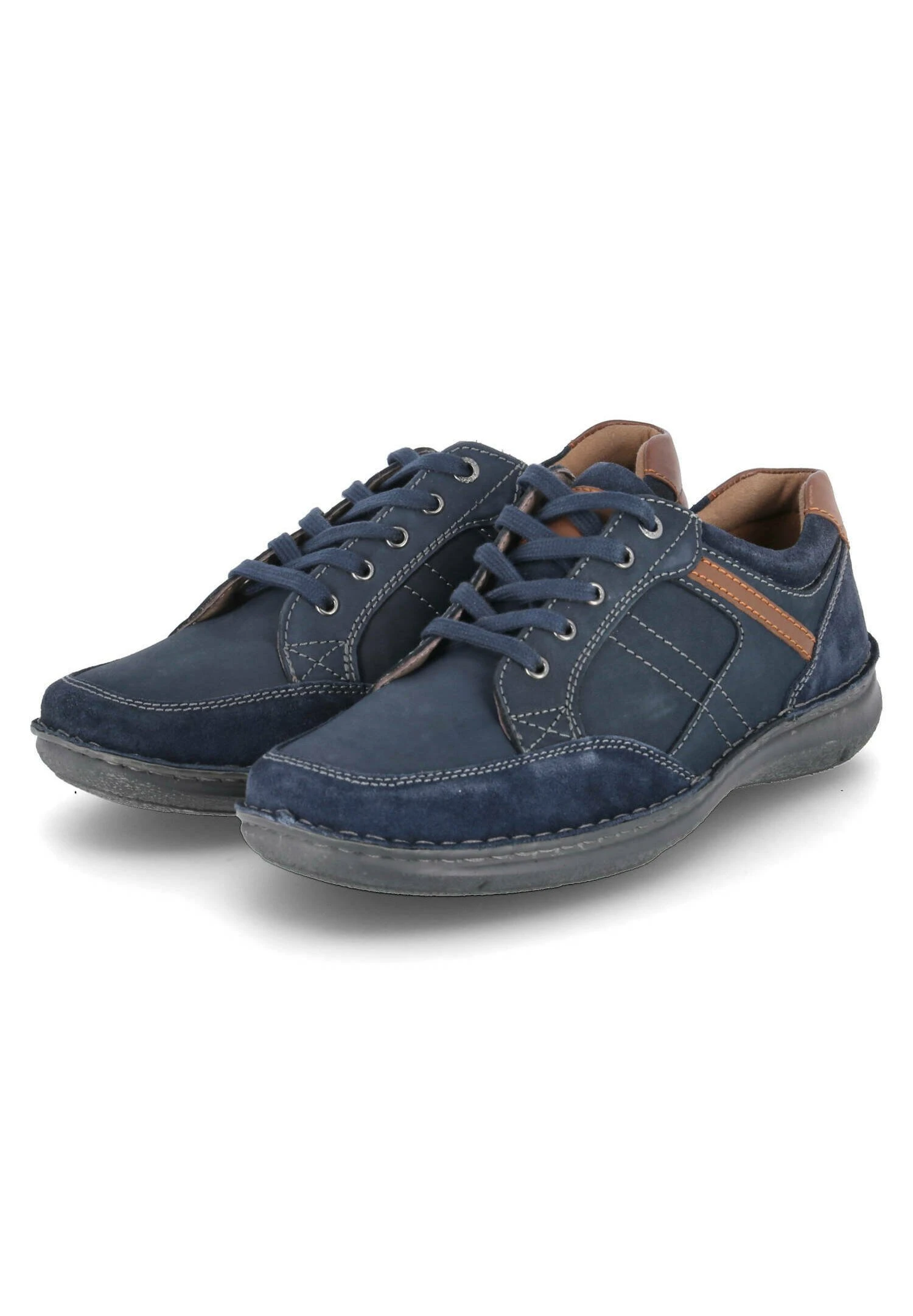 Josef Seibel Alfred 04 - Sportieve Veterschoenen - Blau 1 Josef Seibel Alfred 04 - Sportieve Veterschoenen - Blau