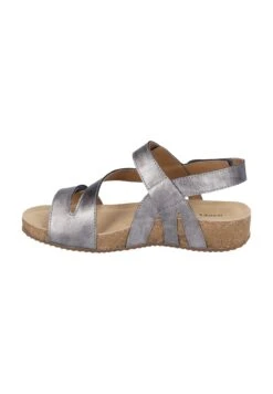 Josef Seibel Tonga- Sandalen Met Plateauzool - Anthrazit