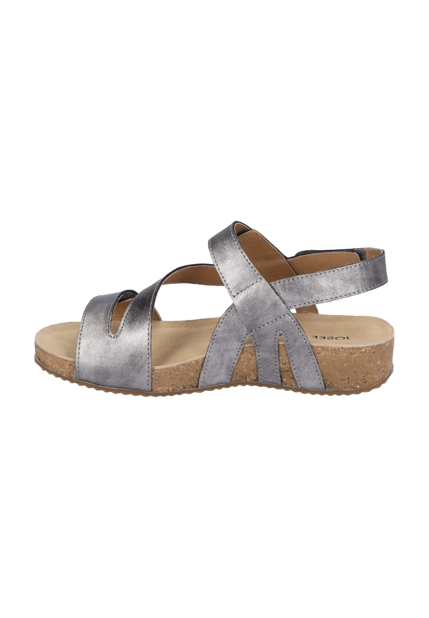 Josef Seibel Tonga- Sandalen Met Plateauzool - Anthrazit 1 Josef Seibel Tonga- Sandalen Met Plateauzool - Anthrazit