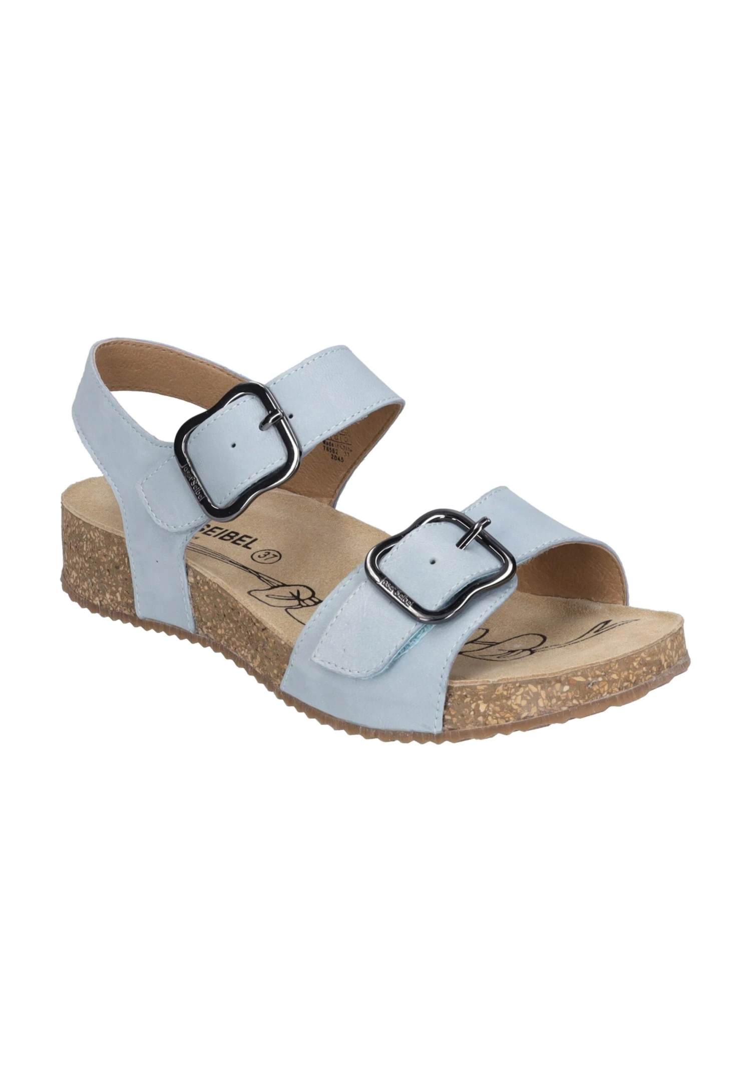 Josef Seibel Tonga - Sandalen Met Sleehak - Skyblue 2 Josef Seibel Tonga - Sandalen Met Sleehak - Skyblue - Afbeelding 2