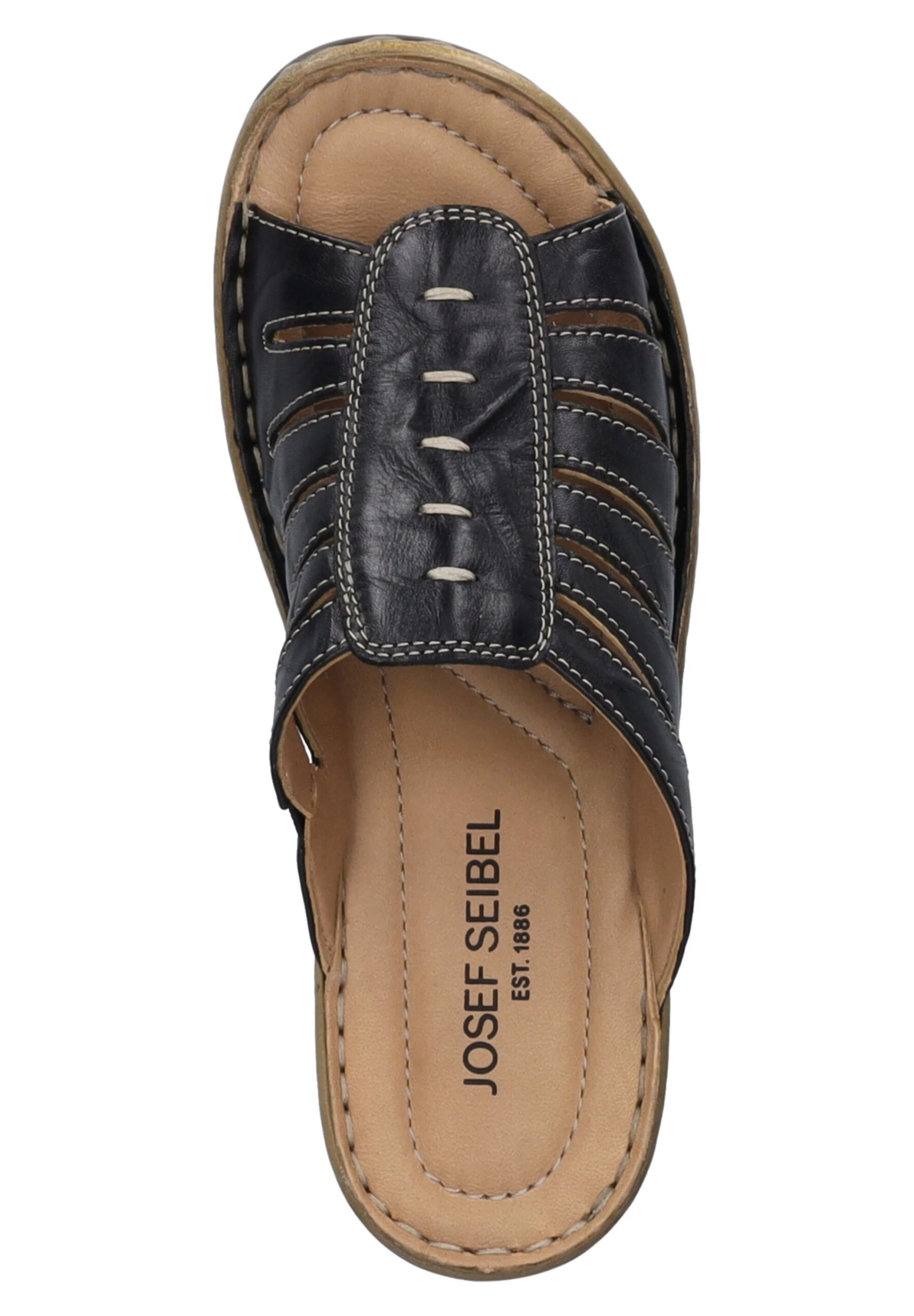 Josef Seibel Muiltjes Met Hak - Schwarz 2 Josef Seibel Muiltjes Met Hak - Schwarz - Afbeelding 2