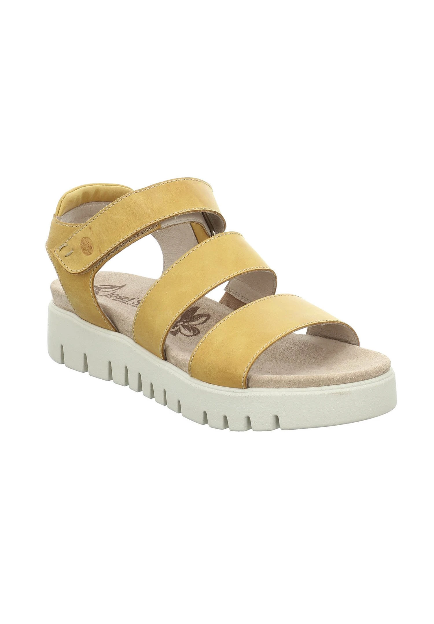 Josef Seibel Thea- Sandalen Met Plateauzool - Safran 3 Josef Seibel Thea- Sandalen Met Plateauzool - Safran - Afbeelding 3