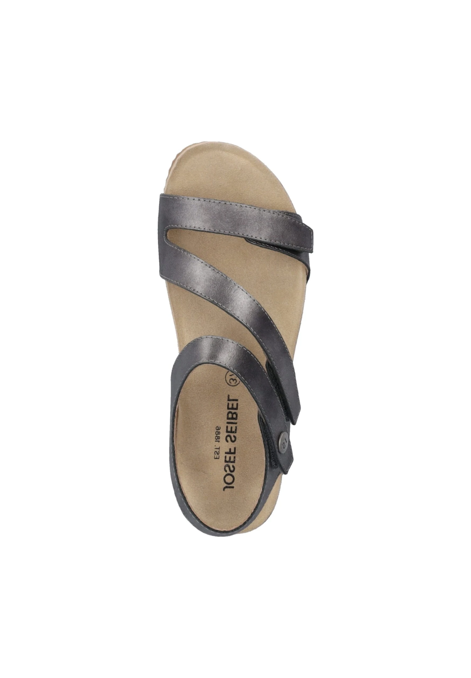 Josef Seibel Tonga 25 - Sandalen Met Sleehak - Anthrazit 3 Josef Seibel Tonga 25 - Sandalen Met Sleehak - Anthrazit - Afbeelding 3
