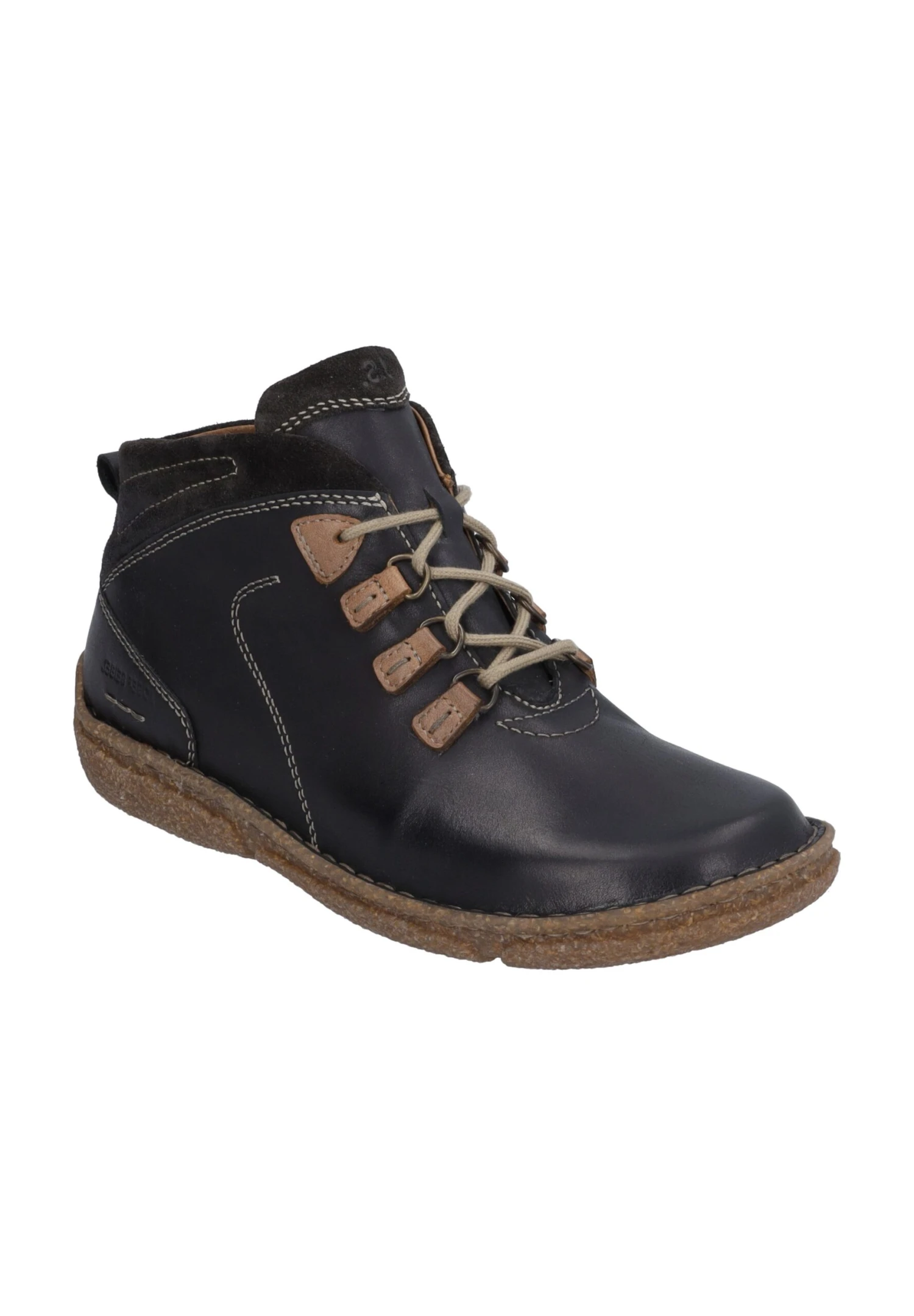 Josef Seibel Neele - Veterboots - Schwarz/Kombi 2 Josef Seibel Neele - Veterboots - Schwarz/Kombi - Afbeelding 2