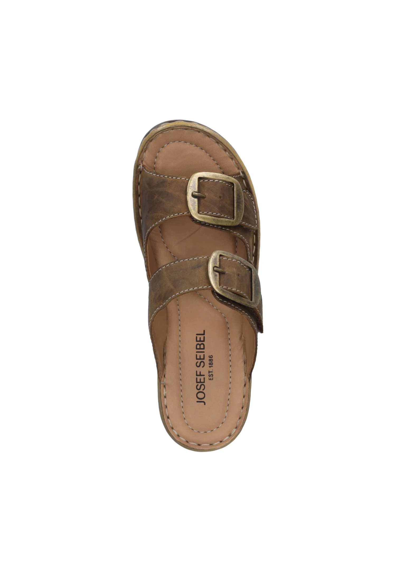 Josef Seibel Catalonia- Muiltjes Met Hak - Brown 3 Josef Seibel Catalonia- Muiltjes Met Hak - Brown - Afbeelding 3