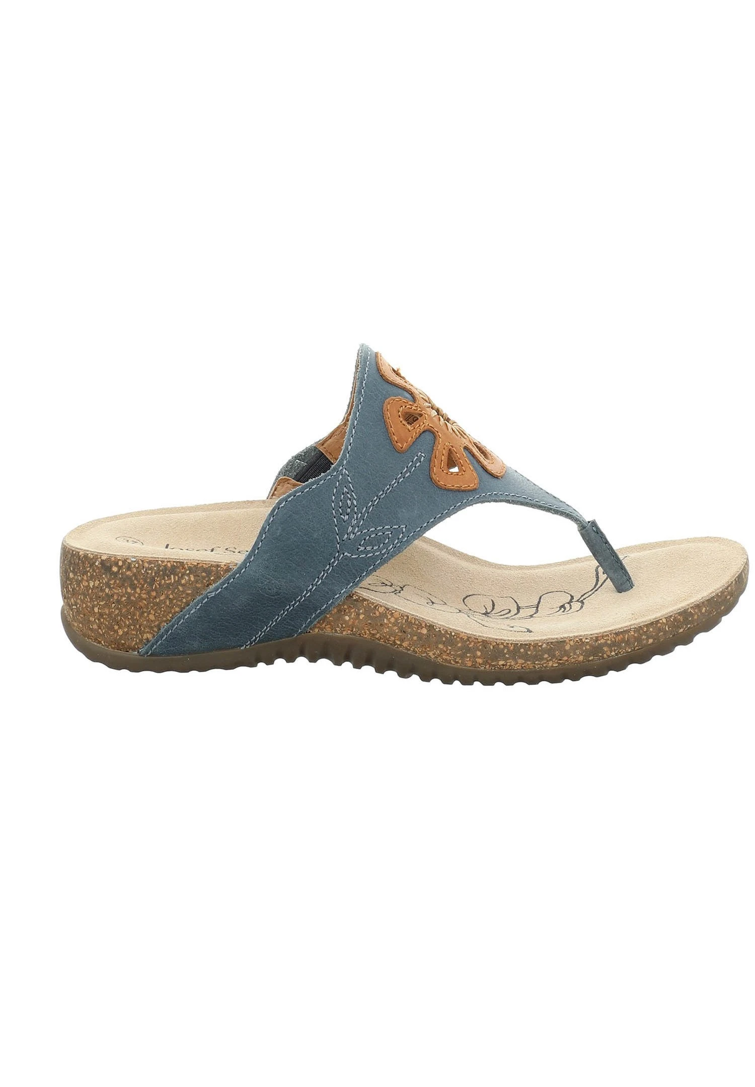 Josef Seibel Natalya- Teensandalen - Jeans-Kombi 6 Josef Seibel Natalya- Teensandalen - Jeans-Kombi - Afbeelding 6