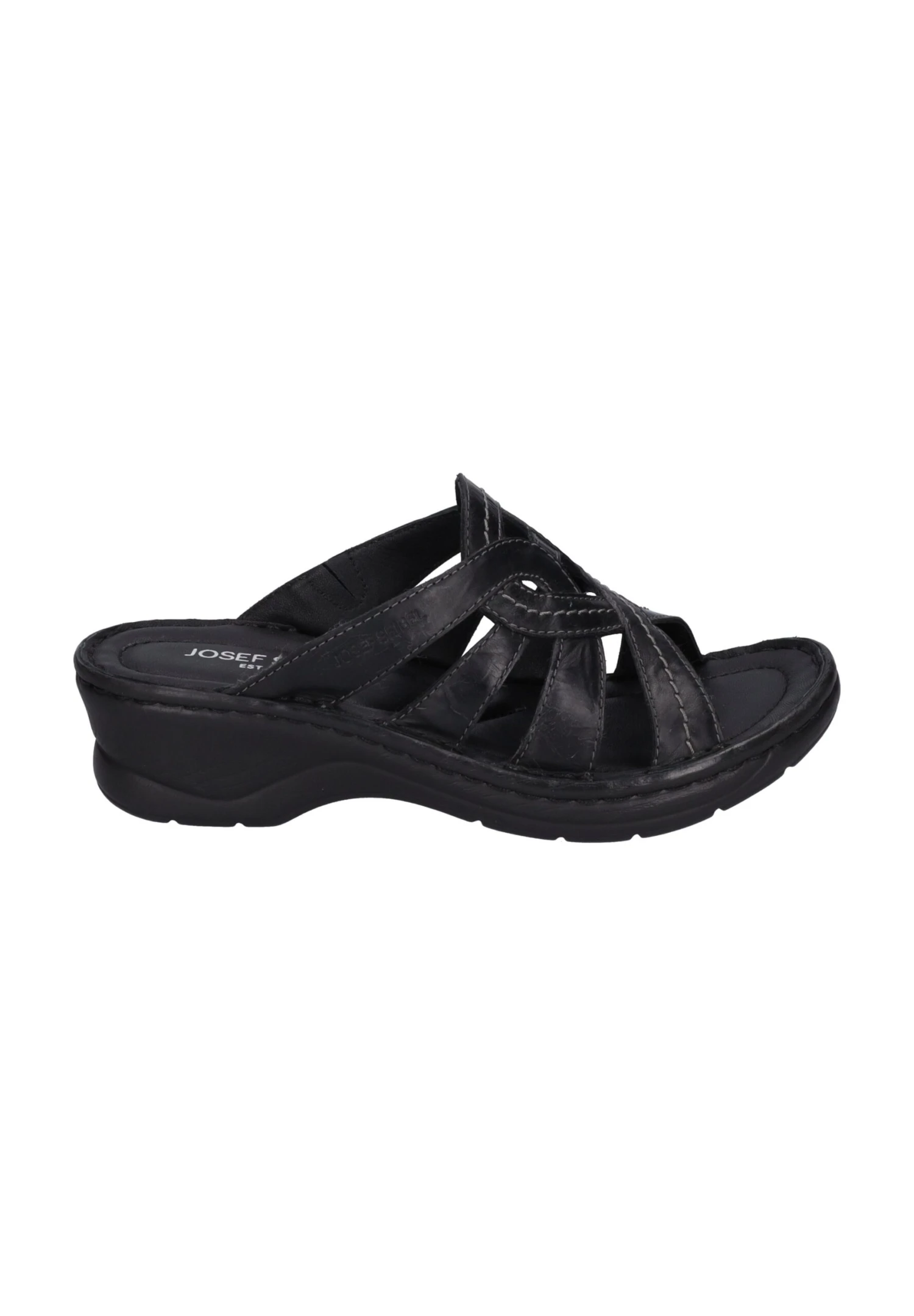 Josef Seibel Catalonia- Muiltjes Met Hak - Schwarz 1 Josef Seibel Catalonia- Muiltjes Met Hak - Schwarz