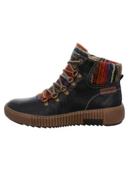 Josef Seibel Maren- Veterboots - Schwarz/Multi