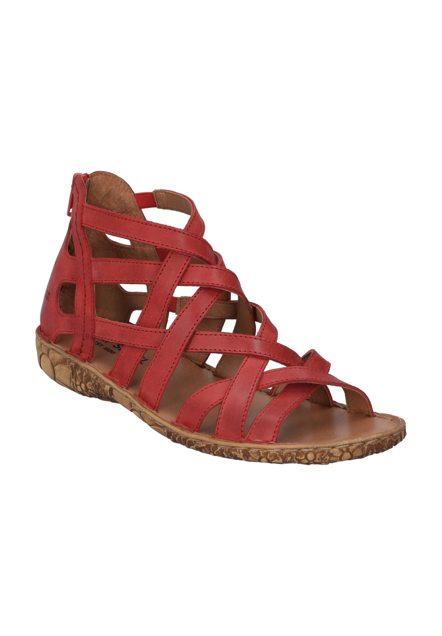 Josef Seibel Rosalie- Sandalen Met Sleehak - Rot 2 Josef Seibel Rosalie- Sandalen Met Sleehak - Rot - Afbeelding 2