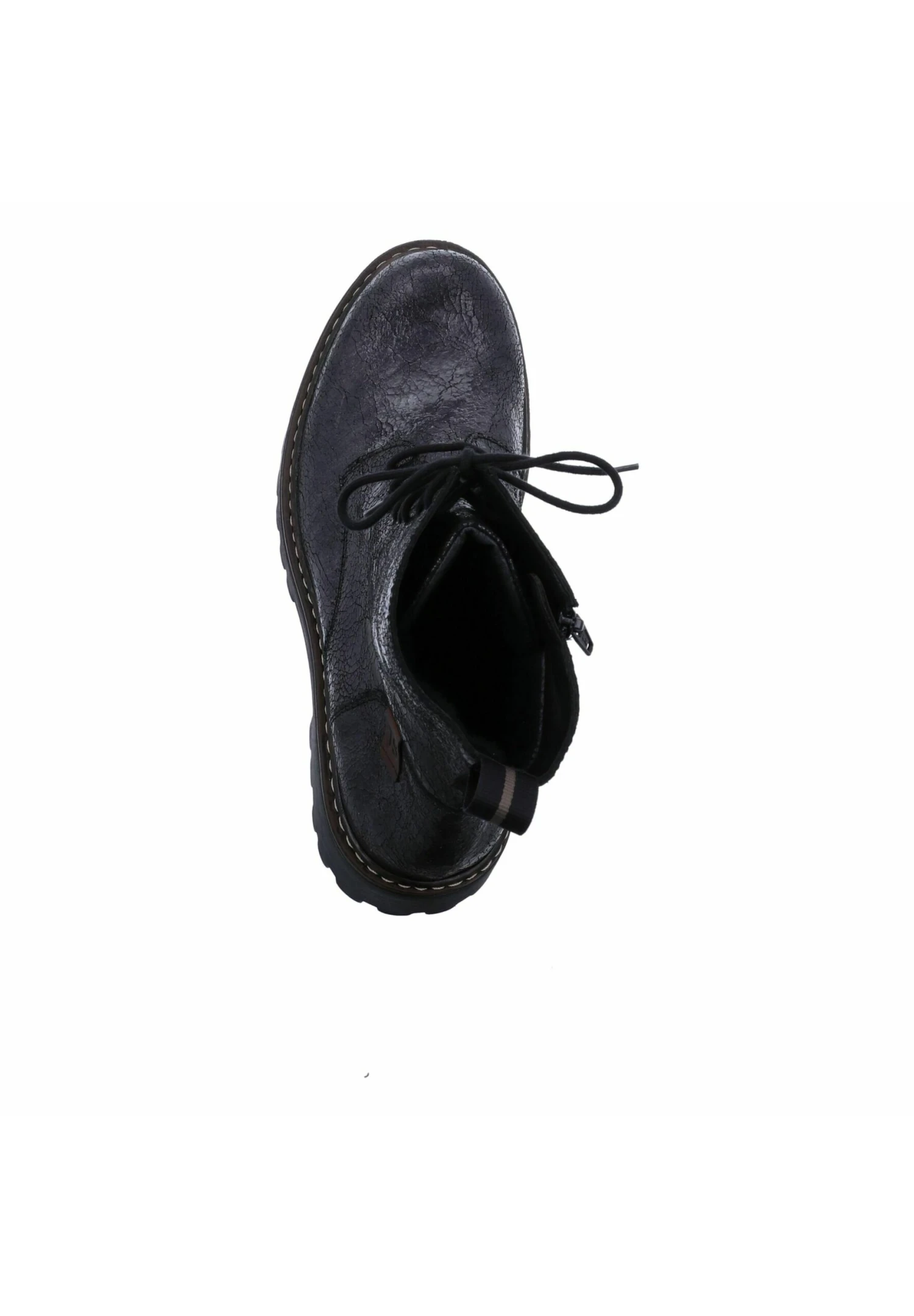 Josef Seibel Marta - Enkellaarsjes Met Plateauzool - Schwarz 2 Josef Seibel Marta - Enkellaarsjes Met Plateauzool - Schwarz - Afbeelding 2