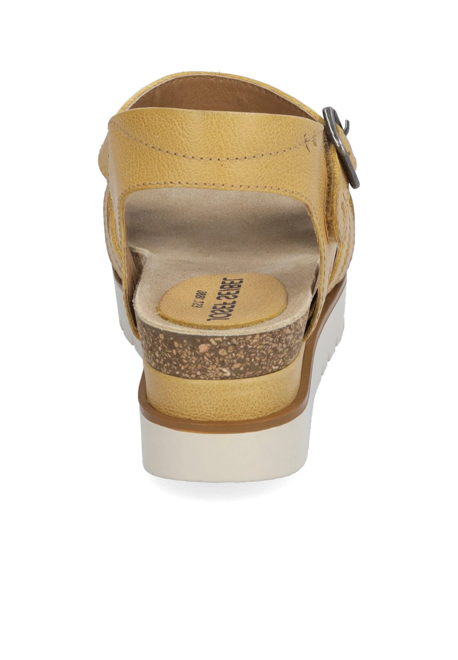 Josef Seibel Sandalen Met Sleehak - Gelb 4 Josef Seibel Sandalen Met Sleehak - Gelb - Afbeelding 4
