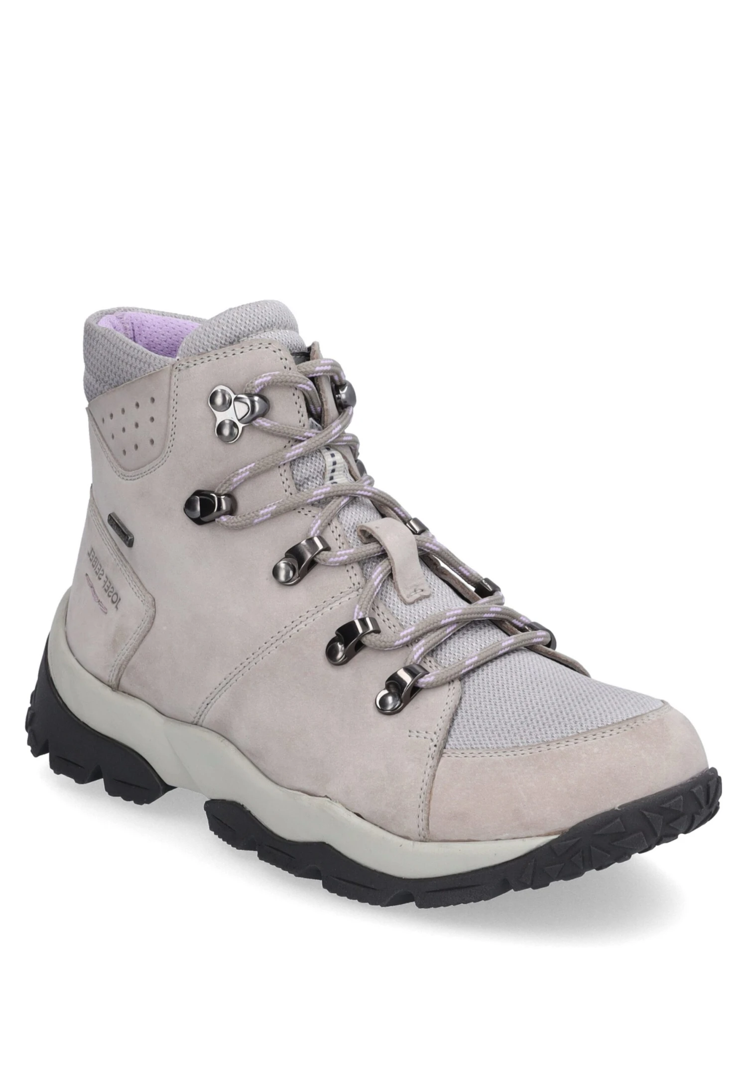 Josef Seibel Philippa - Enkellaarsjes Met Plateauzool - Hellgrau Kombi 2 Josef Seibel Philippa - Enkellaarsjes Met Plateauzool - Hellgrau Kombi - Afbeelding 2