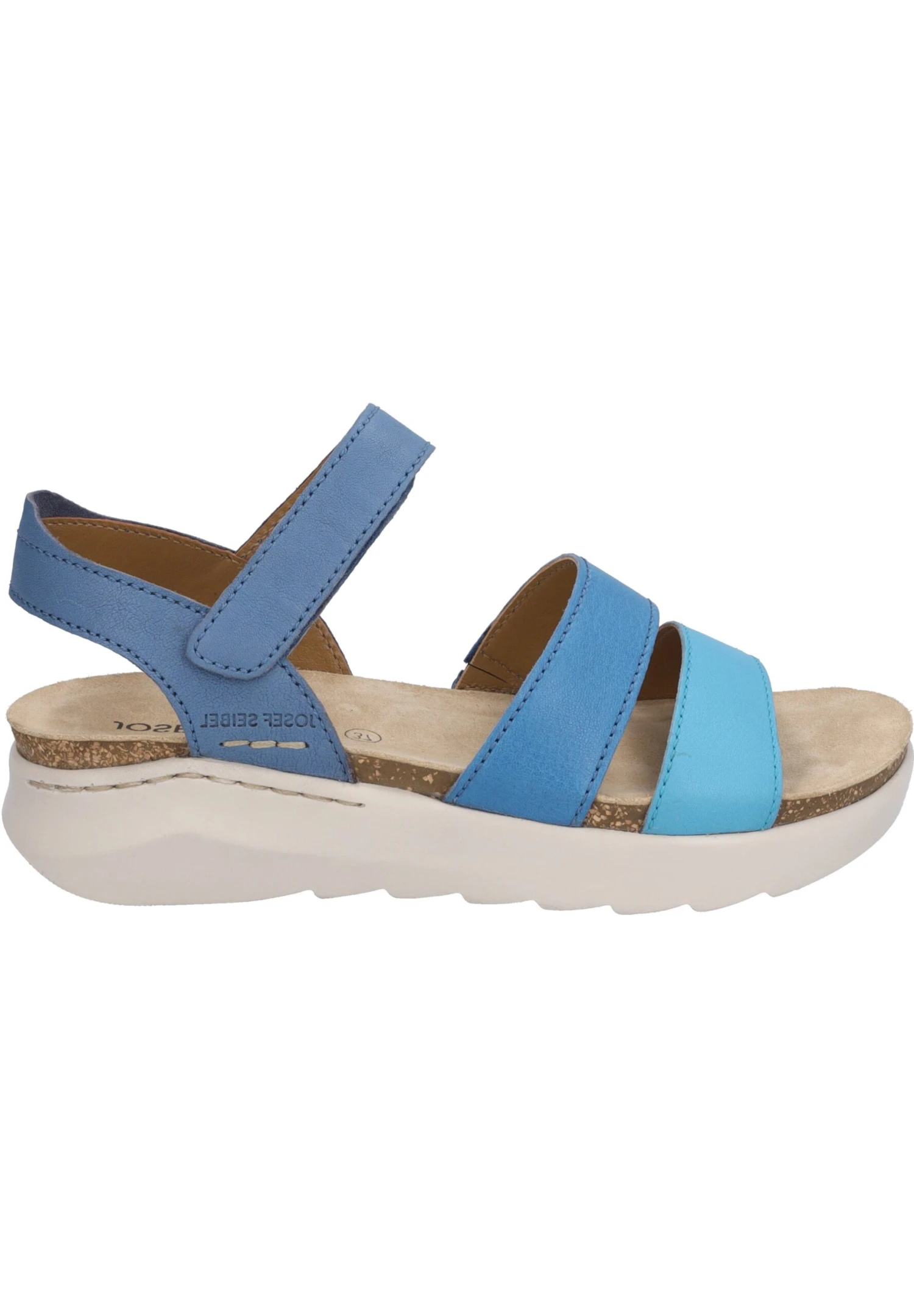 Josef Seibel Sandalen Met Plateauzool - Blau Multi 6 Josef Seibel Sandalen Met Plateauzool - Blau Multi - Afbeelding 6