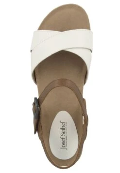 Josef Seibel Sandalen Met Plateauzool - White Combi 7 Josef Seibel Sandalen Met Plateauzool - White Combi -Schoenen Winkel 5683736f718d42da90084dbbfdea6a3b