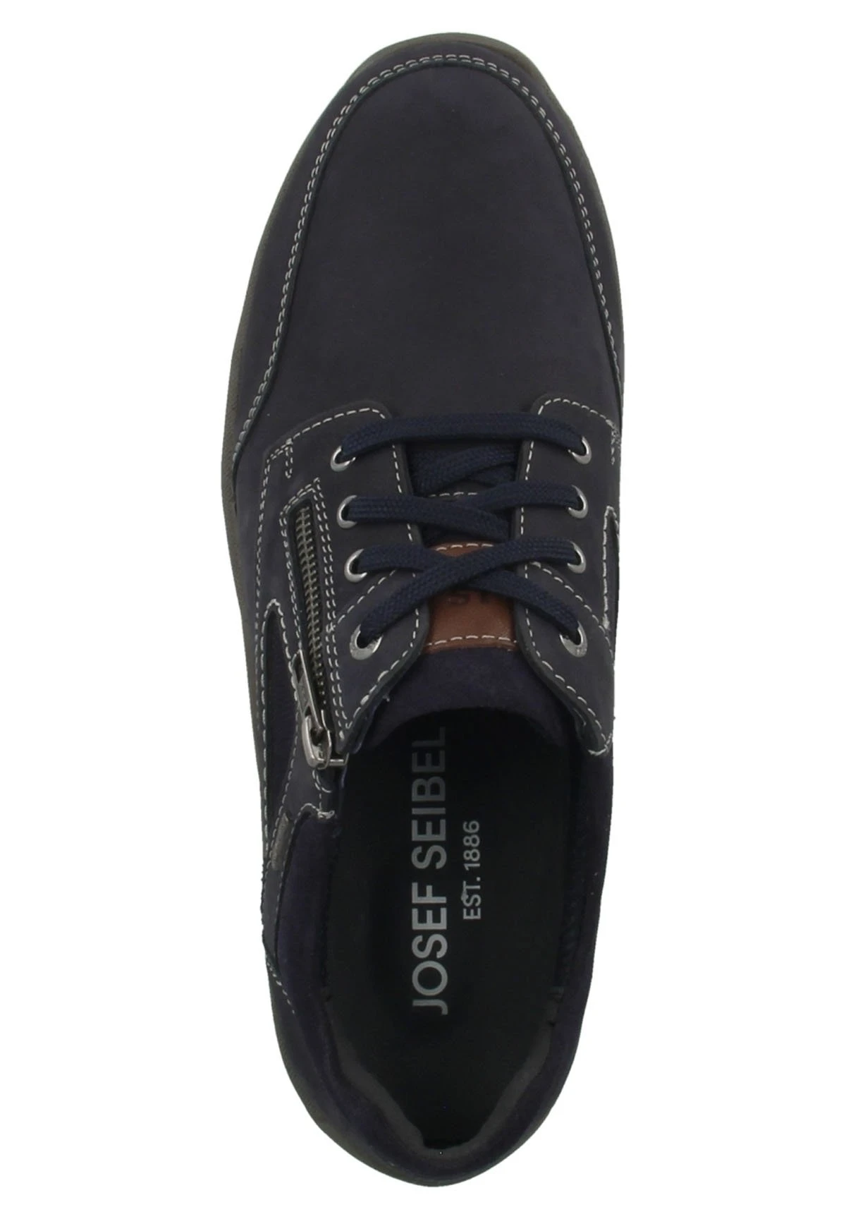 Josef Seibel Lenny - Sportieve Veterschoenen - Indigo Combi 3 Josef Seibel Lenny - Sportieve Veterschoenen - Indigo Combi - Afbeelding 3