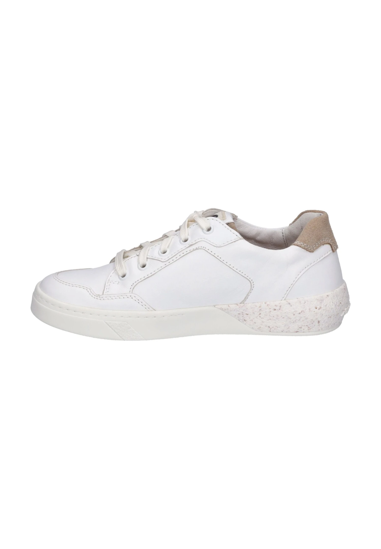 Josef Seibel Sportieve Veterschoenen - Weiss-Beige 1 Josef Seibel Sportieve Veterschoenen - Weiss-Beige