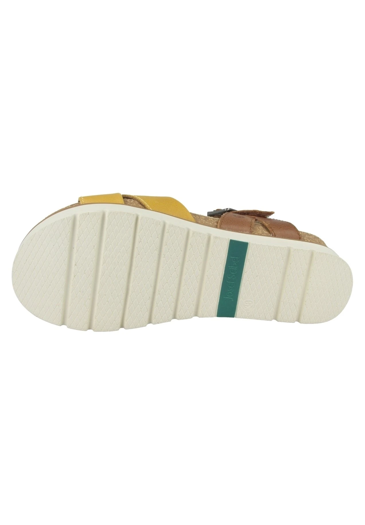 Josef Seibel Sandalen Met Plateauzool - Yellow Combi 4 Josef Seibel Sandalen Met Plateauzool - Yellow Combi - Afbeelding 4