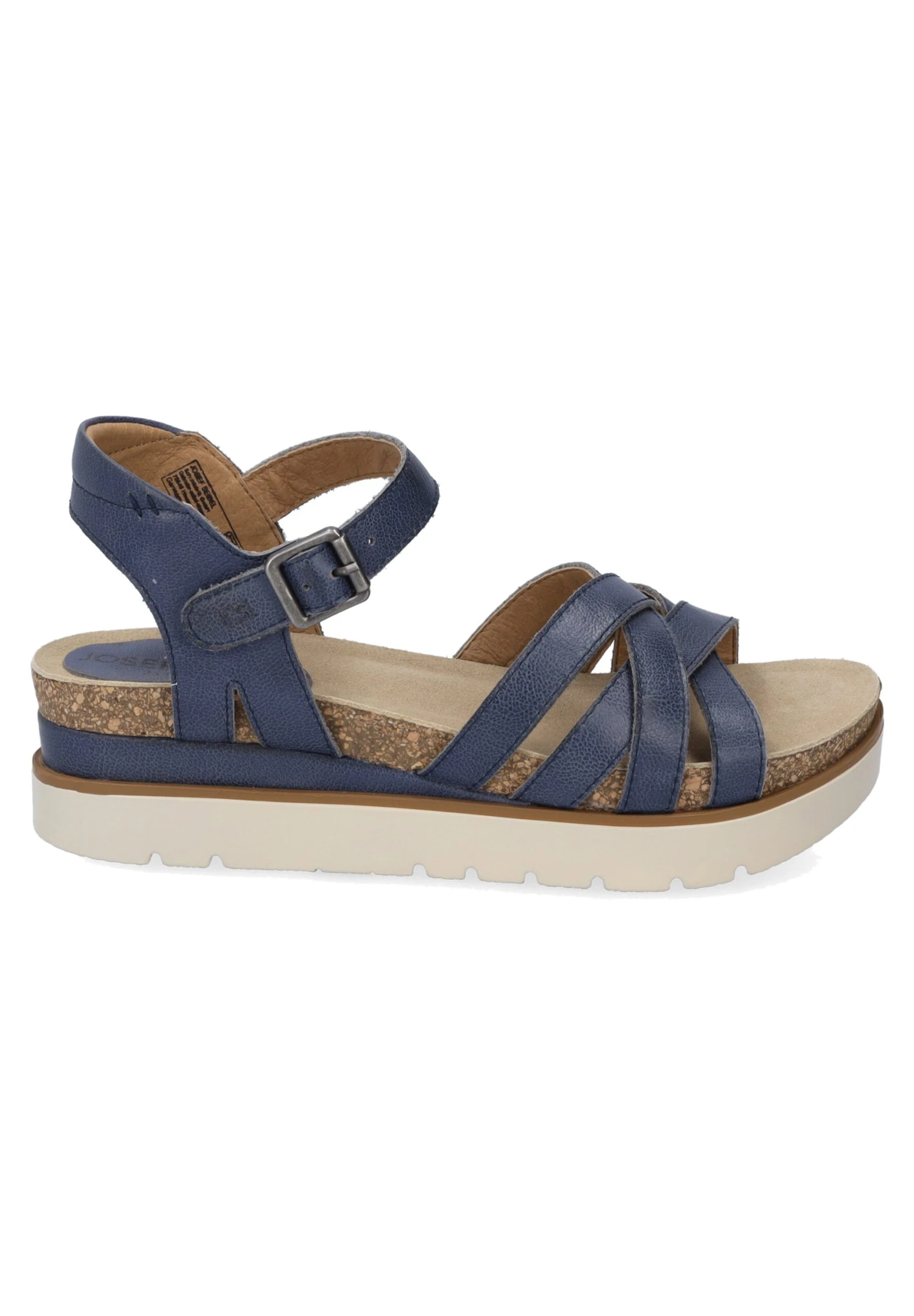 Josef Seibel Sandalen Met Sleehak - Jeans 1 Josef Seibel Sandalen Met Sleehak - Jeans