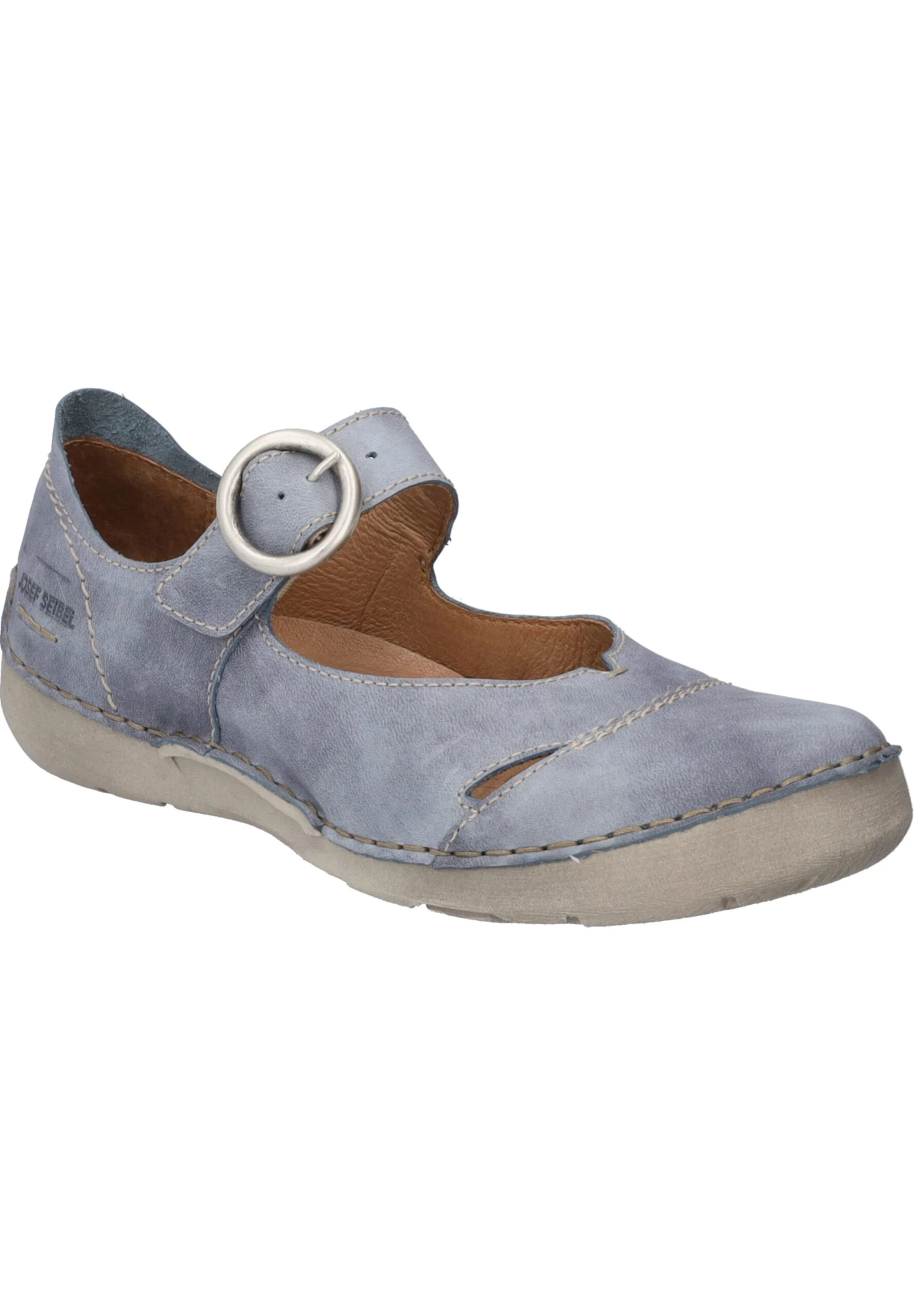 Josef Seibel Fergey- Ballerina'S Met Enkelbandjes - Jeans 2 Josef Seibel Fergey- Ballerina'S Met Enkelbandjes - Jeans - Afbeelding 2