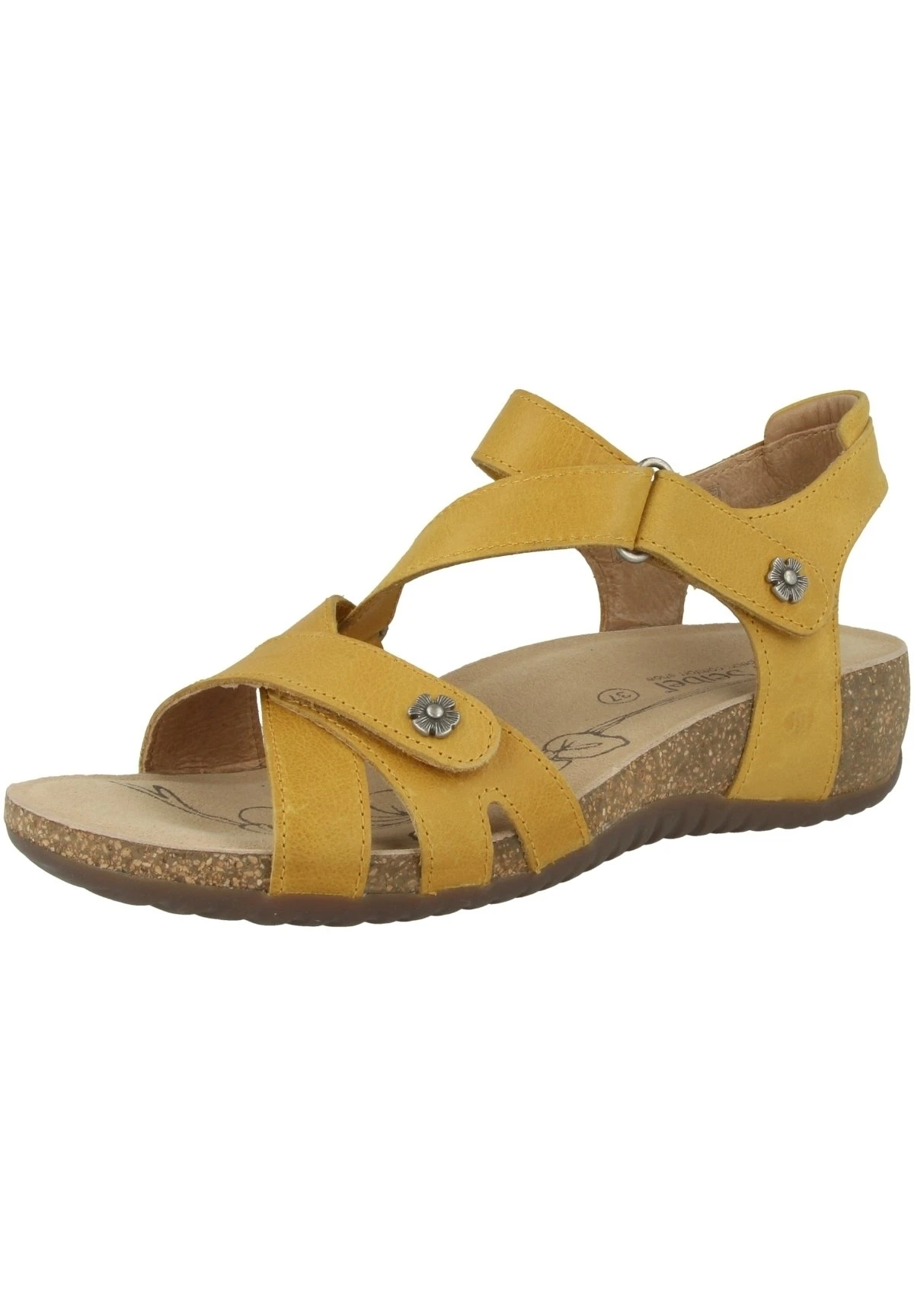 Josef Seibel Natalya- Sandalen Met Sleehak - Yellow 3 Josef Seibel Natalya- Sandalen Met Sleehak - Yellow - Afbeelding 3