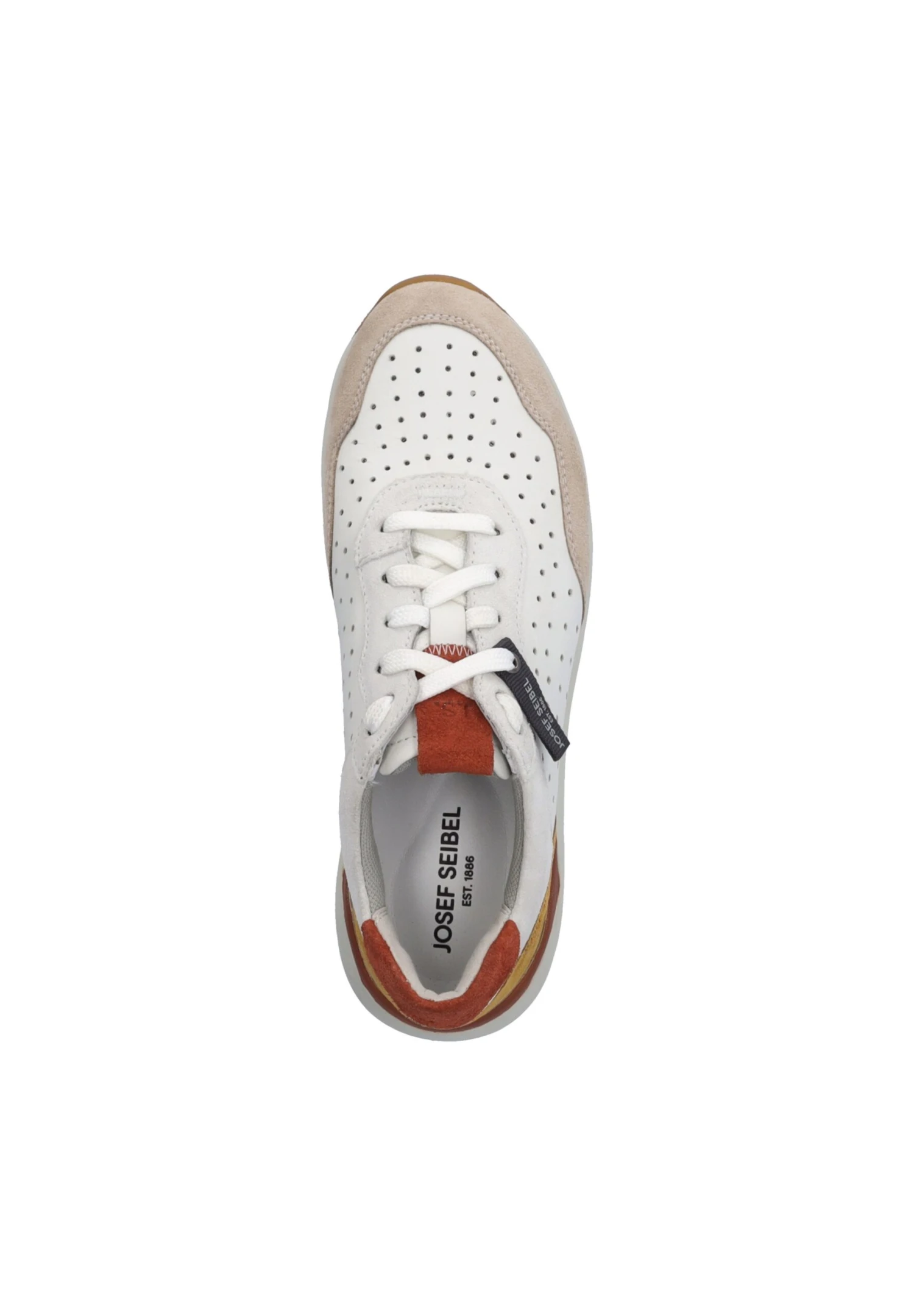 Josef Seibel Jonah - Sneakers Laag - Beige Multi 3 Josef Seibel Jonah - Sneakers Laag - Beige Multi - Afbeelding 3