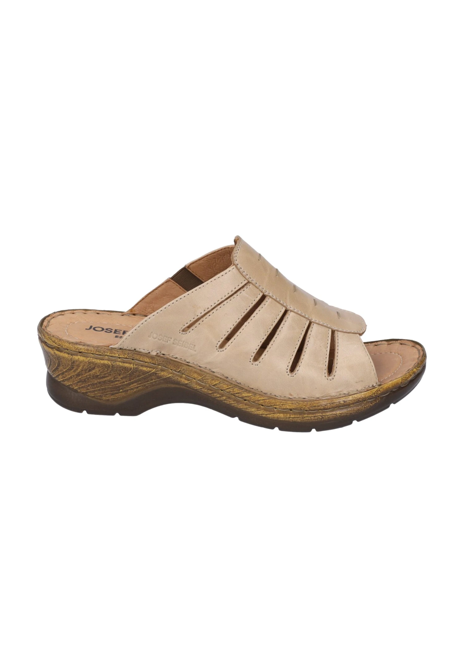 Josef Seibel Catalonia - Muiltjes Met Hak - Beige 6 Josef Seibel Catalonia - Muiltjes Met Hak - Beige - Afbeelding 6