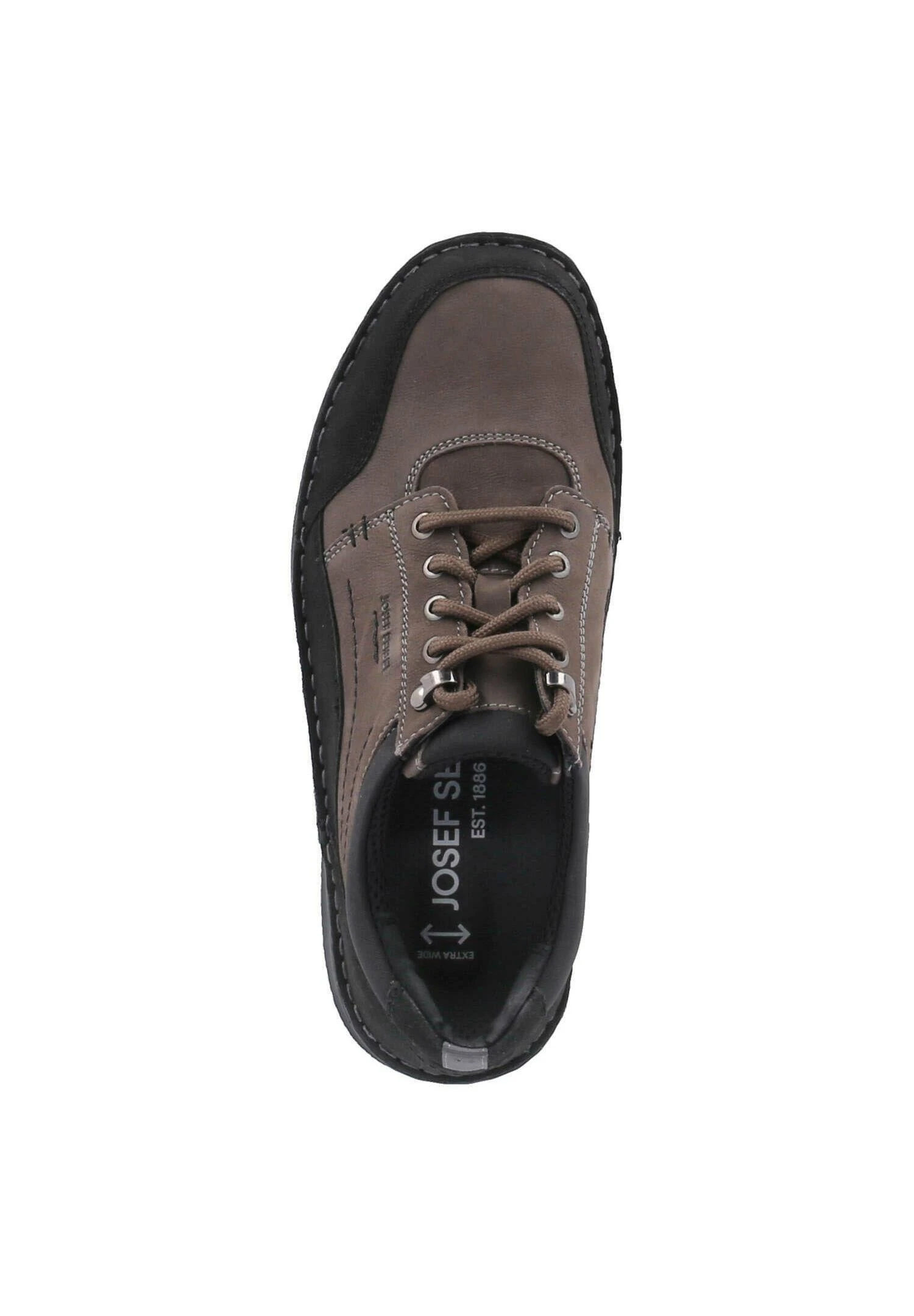 Josef Seibel Anvers- Sportieve Veterschoenen - Braun 2 Josef Seibel Anvers- Sportieve Veterschoenen - Braun - Afbeelding 2