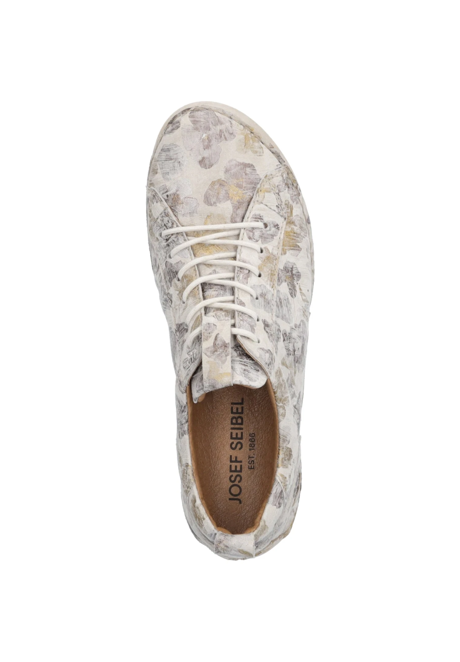 Josef Seibel Fergey - Sportieve Veterschoenen - Creme Multi 3 Josef Seibel Fergey - Sportieve Veterschoenen - Creme Multi - Afbeelding 3