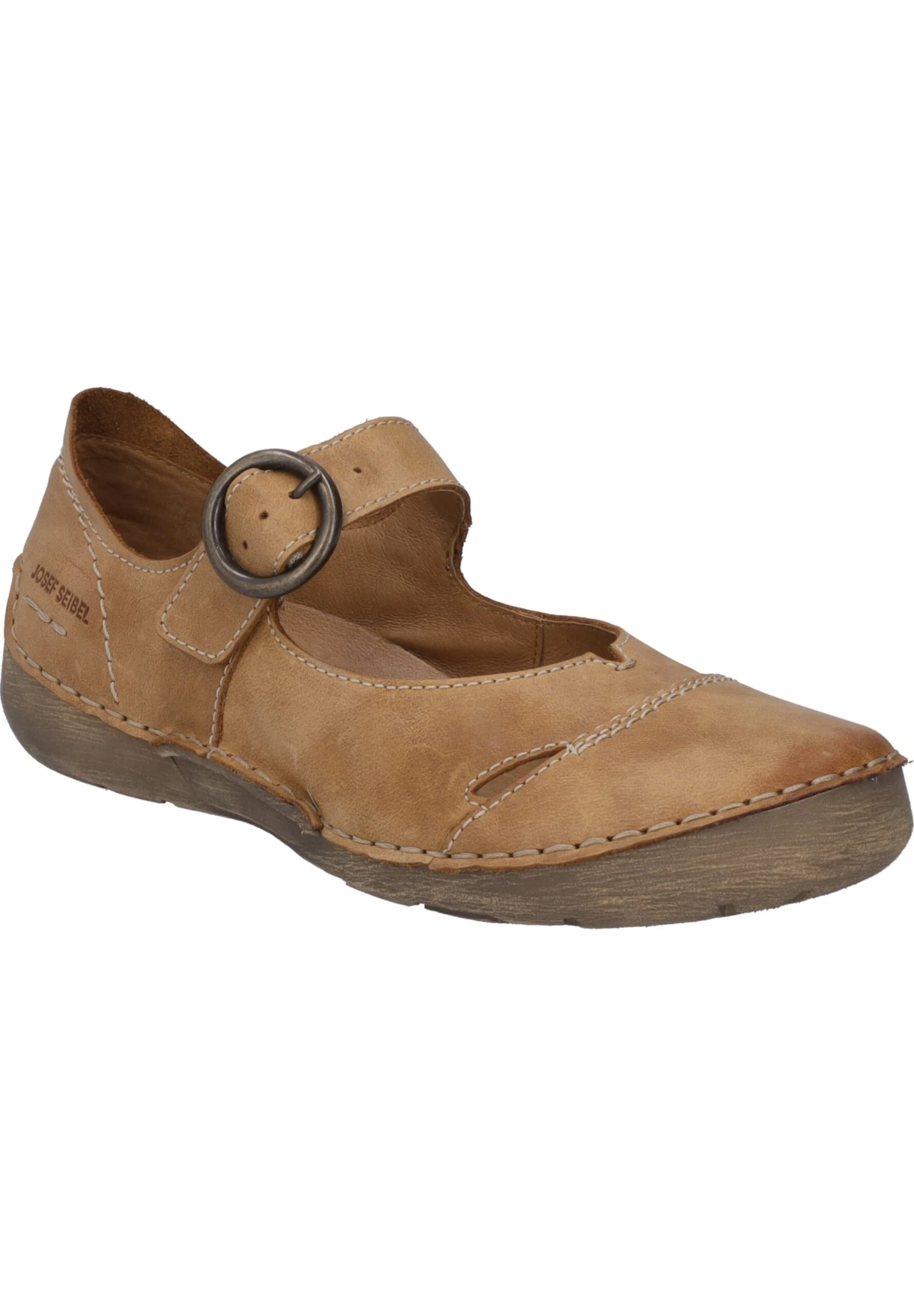 Josef Seibel Fergey - Ballerina'S Met Enkelbandjes - Cognac 2 Josef Seibel Fergey - Ballerina'S Met Enkelbandjes - Cognac - Afbeelding 2