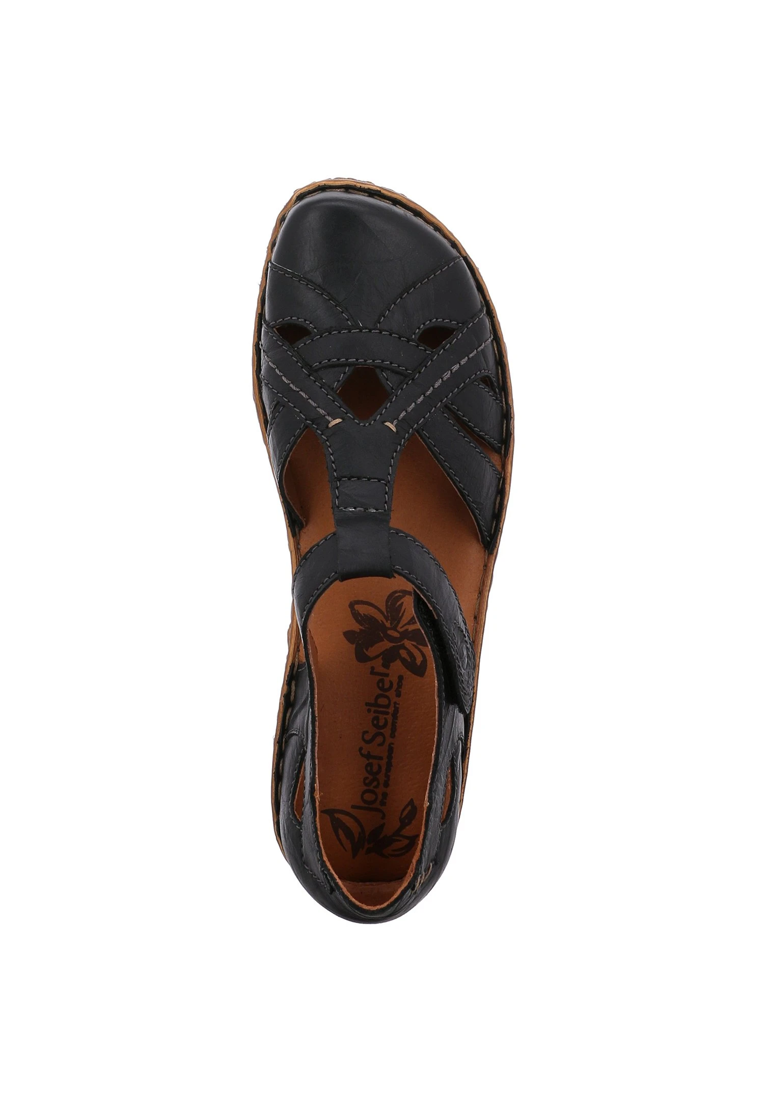 Josef Seibel Rosalie - Ballerina'S Met Enkelbandjes - Schwarz 2 Josef Seibel Rosalie - Ballerina'S Met Enkelbandjes - Schwarz - Afbeelding 2