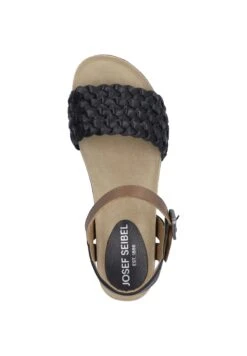 Josef Seibel Sandalen Met Plateauzool - Schwarz Kombi -Schoenen Winkel 962321ee93a34009aadb8184ac9127d8