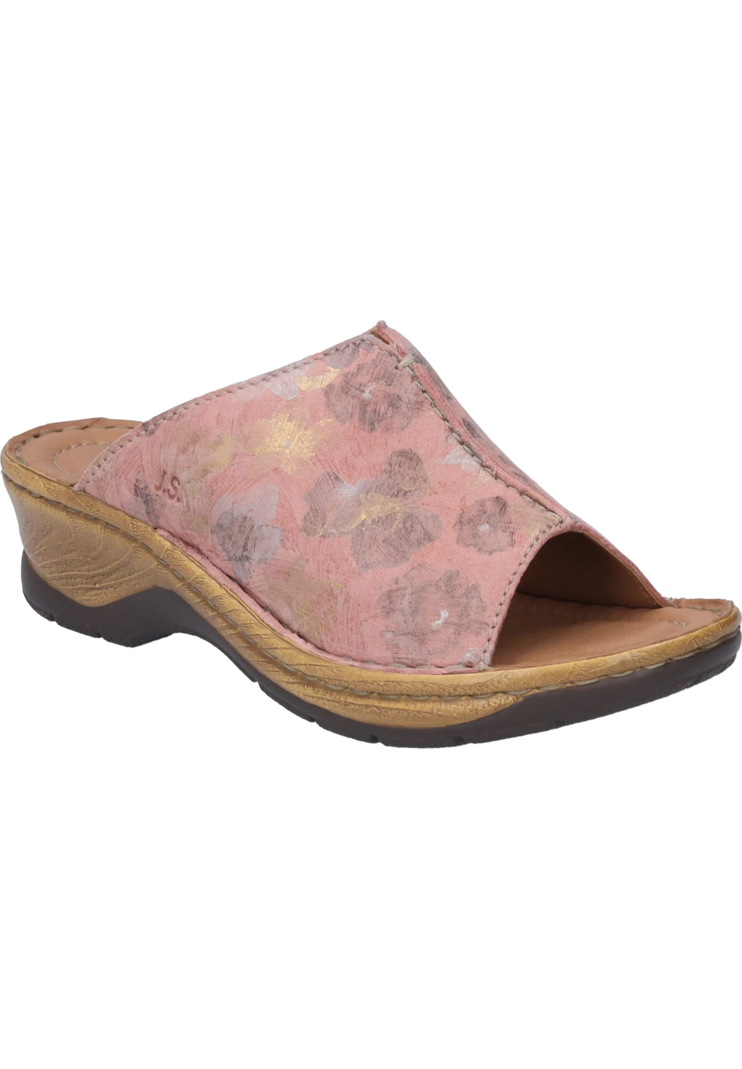 Josef Seibel Catalonia - Muiltjes Met Hak - Pink Multi 2 Josef Seibel Catalonia - Muiltjes Met Hak - Pink Multi - Afbeelding 2