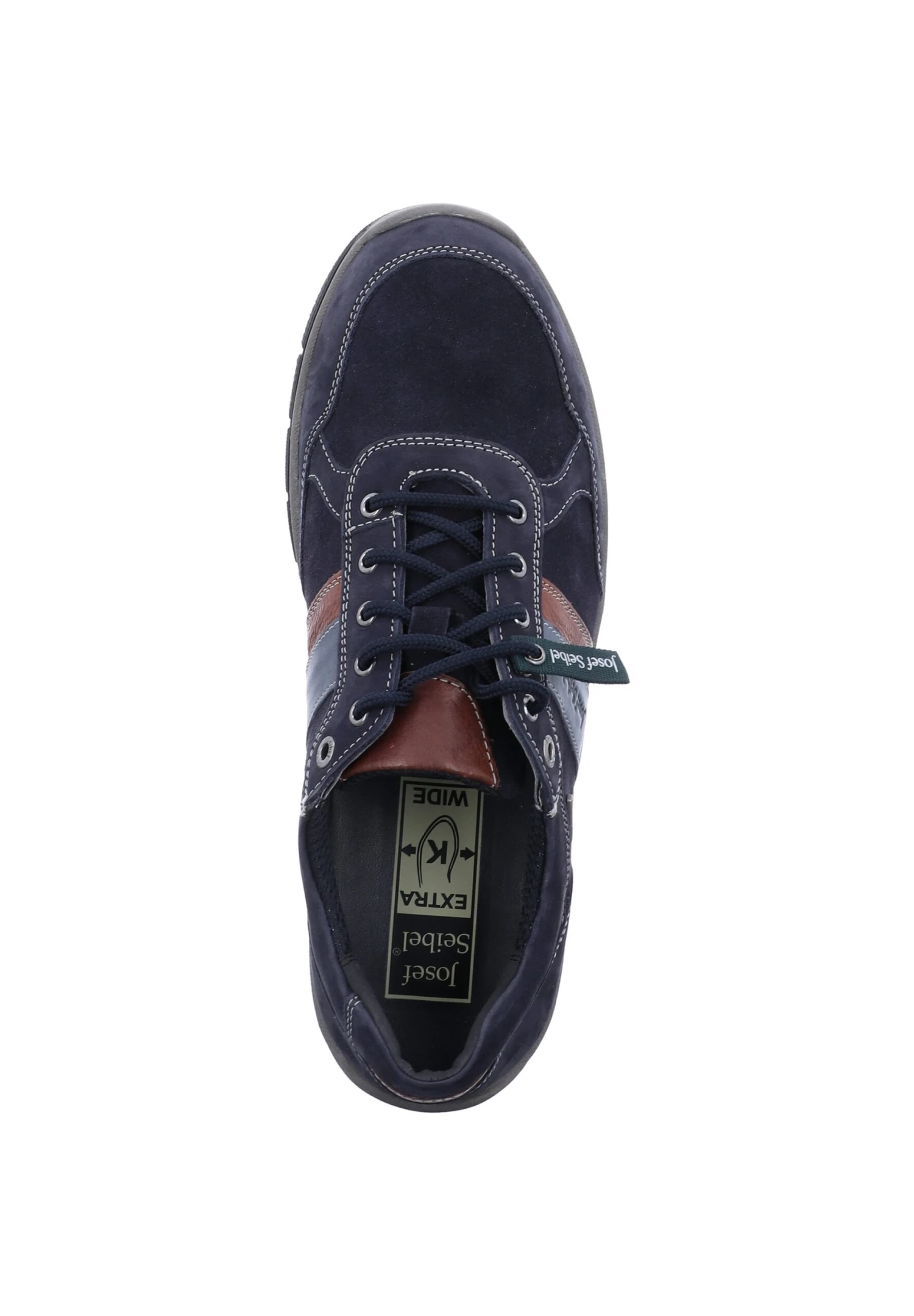 Josef Seibel Sportieve Veterschoenen - Indigo-Kombi 2 Josef Seibel Sportieve Veterschoenen - Indigo-Kombi - Afbeelding 2