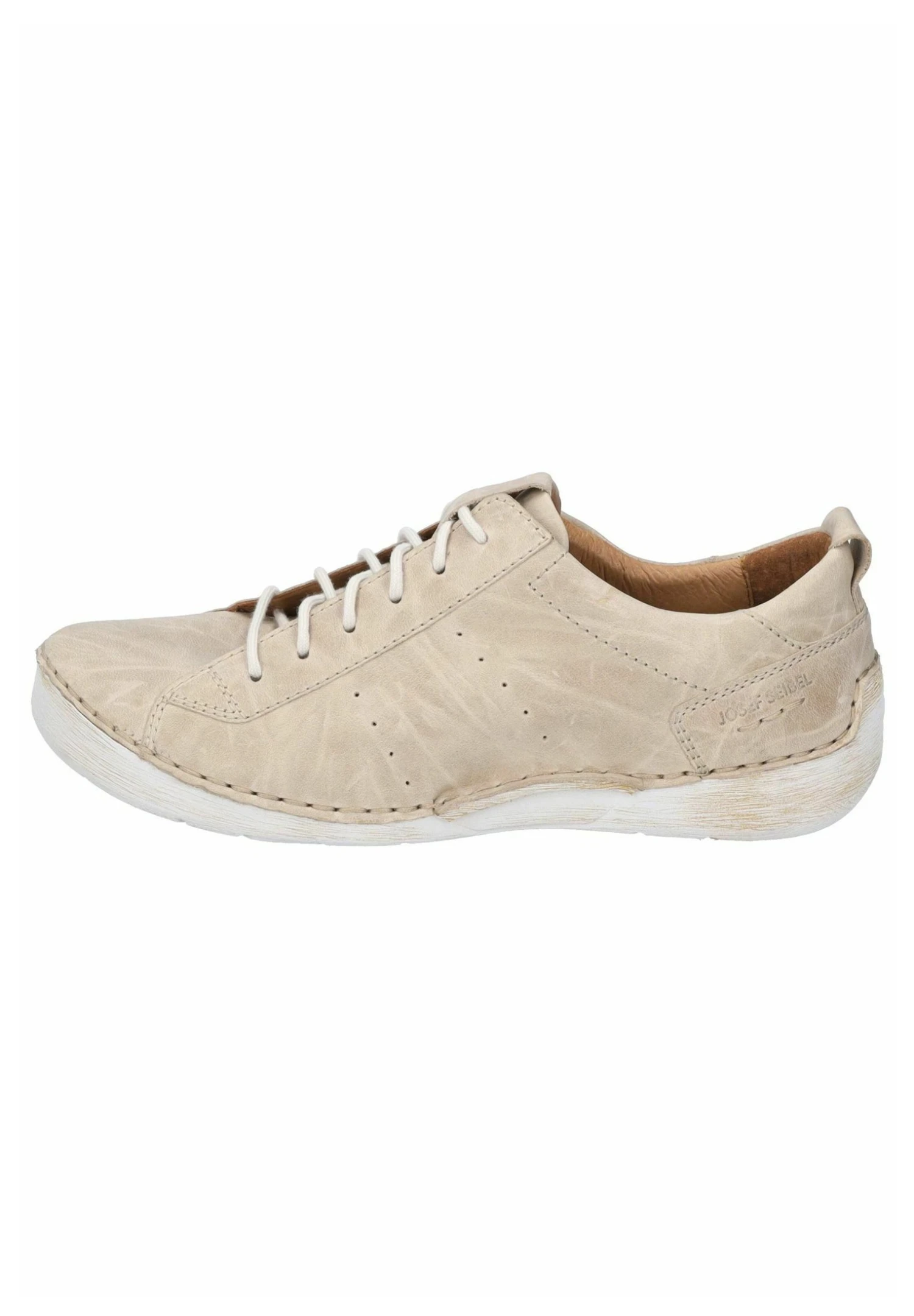 Josef Seibel Sportieve Veterschoenen - Creme 1 Josef Seibel Sportieve Veterschoenen - Creme