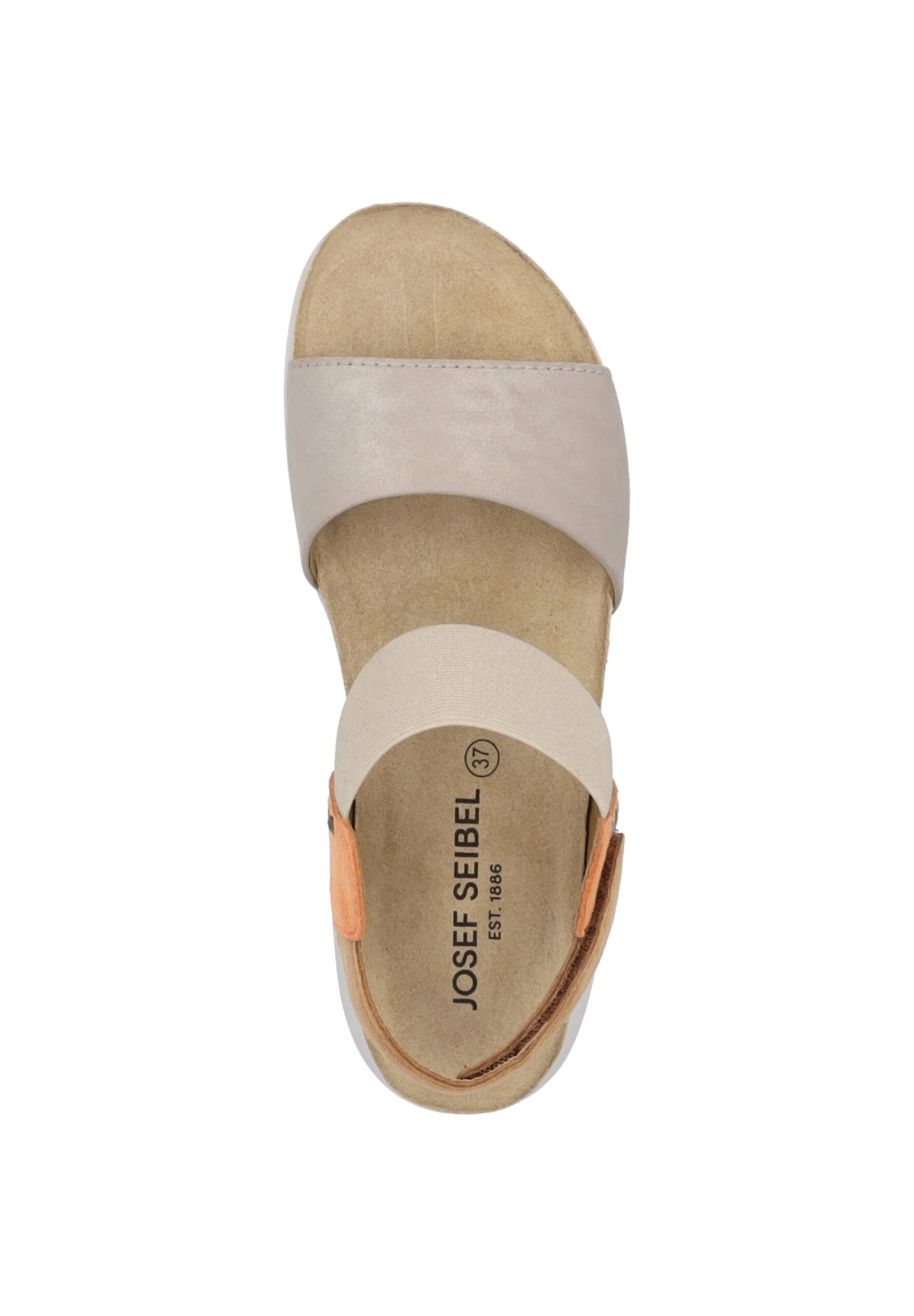 Josef Seibel Sandalen Met Plateauzool - Beige/Multi 3 Josef Seibel Sandalen Met Plateauzool - Beige/Multi - Afbeelding 3