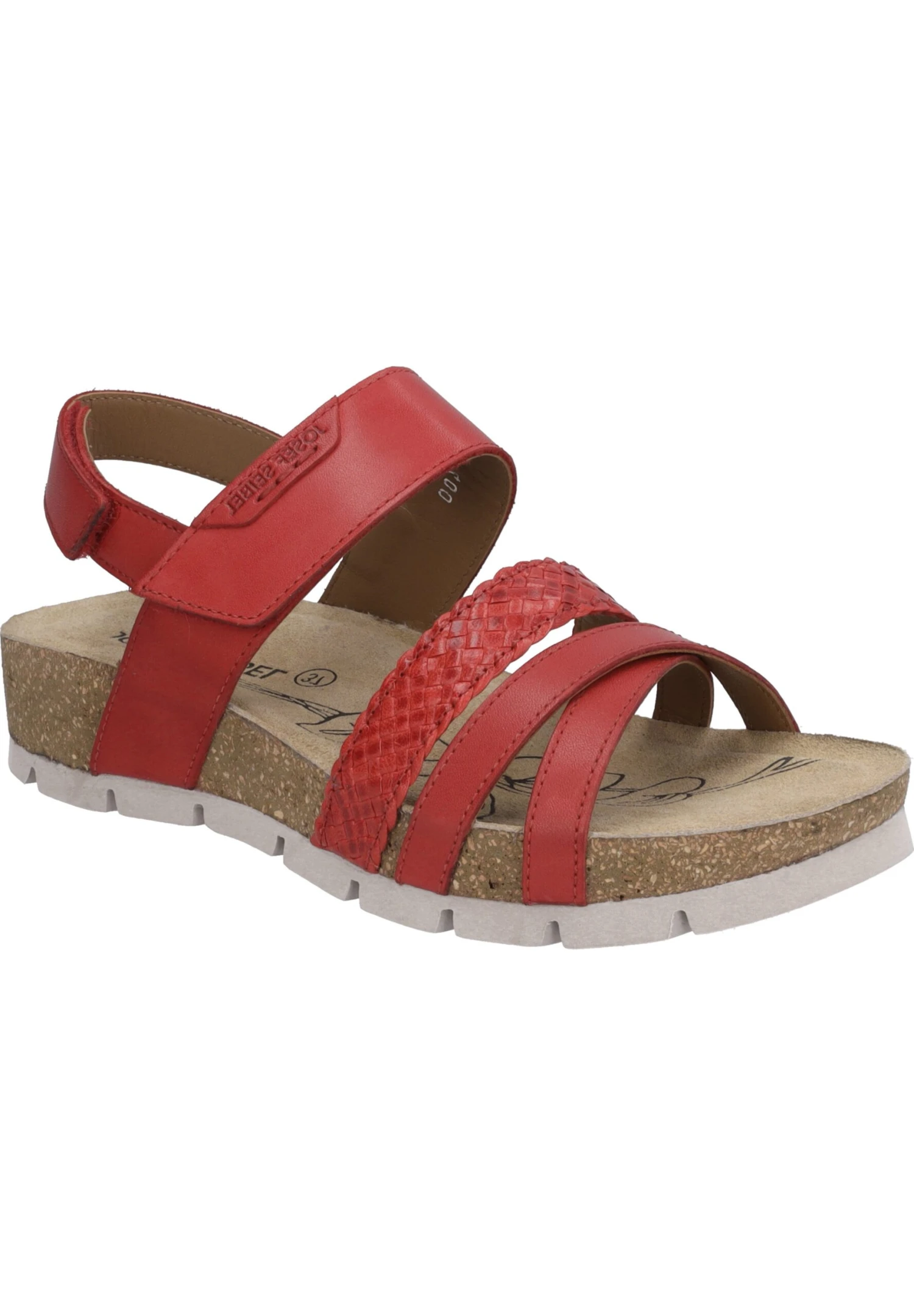 Josef Seibel Lucie 03 - Sandalen Met Plateauzool - Rot 2 Josef Seibel Lucie 03 - Sandalen Met Plateauzool - Rot - Afbeelding 2