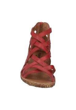 Josef Seibel Rosalie- Sandalen Met Sleehak - Rot 11 Josef Seibel Rosalie- Sandalen Met Sleehak - Rot -Schoenen Winkel a8a61b4d9cd34b608f41150e1bd6d4a3