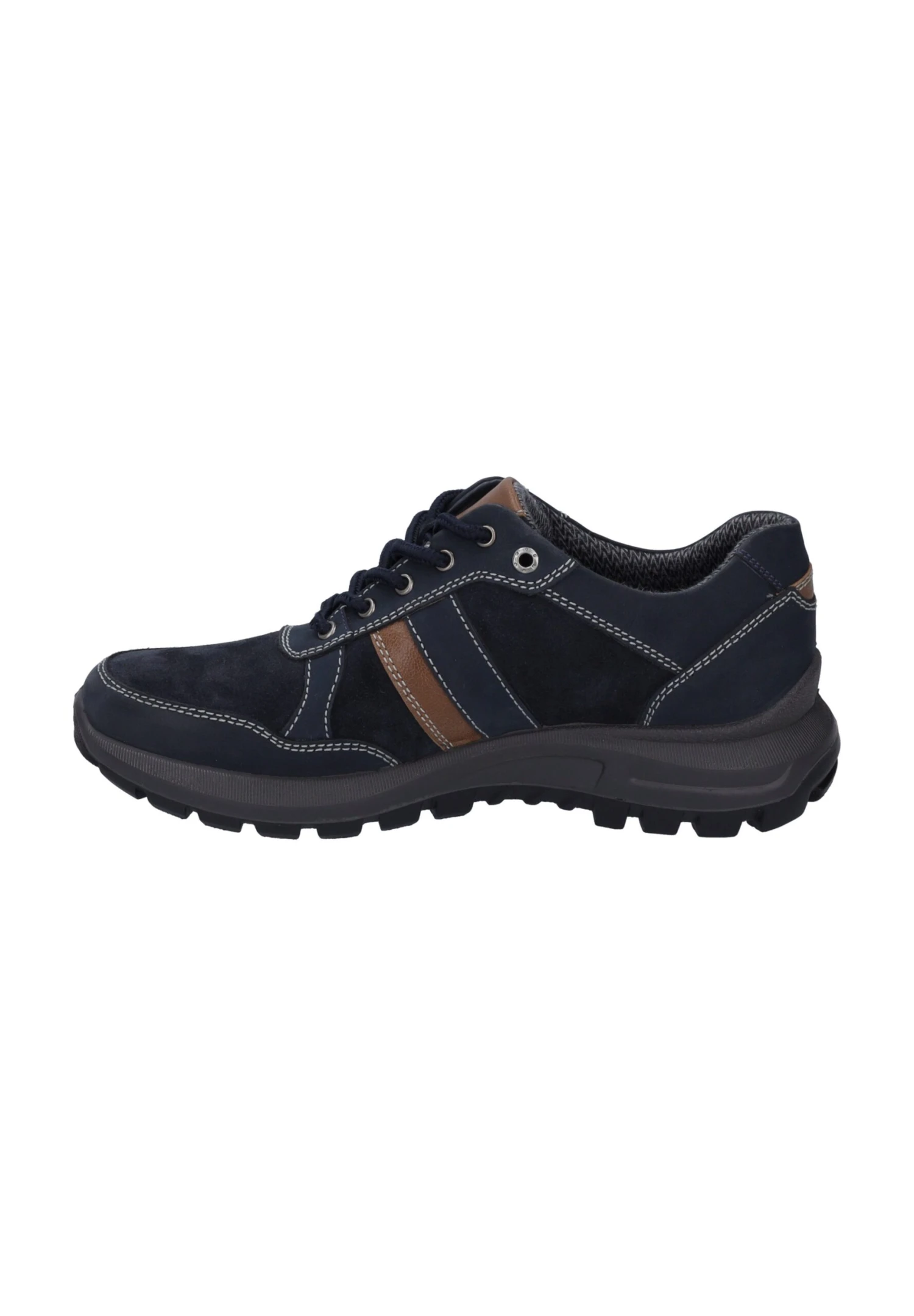 Josef Seibel Stefan - Sportieve Veterschoenen - Indigo Kombi 1 Josef Seibel Stefan - Sportieve Veterschoenen - Indigo Kombi