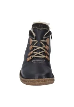 Josef Seibel Neele- Veterboots - Schwarz Kombi -Schoenen Winkel b2d645147d2a42658915945558cad37b