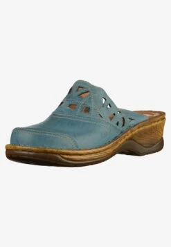 Josef Seibel Muiltjes Met Hak - Blue -Schoenen Winkel b43b2c923cc94dd9b8729af8d24f586a
