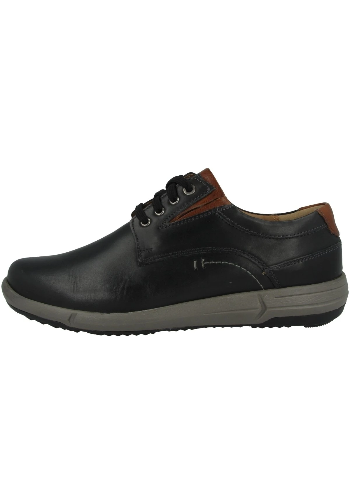 Josef Seibel Enrico- Sportieve Veterschoenen - Black Kombi (25314-860-101) 1 Josef Seibel Enrico- Sportieve Veterschoenen - Black Kombi (25314-860-101)